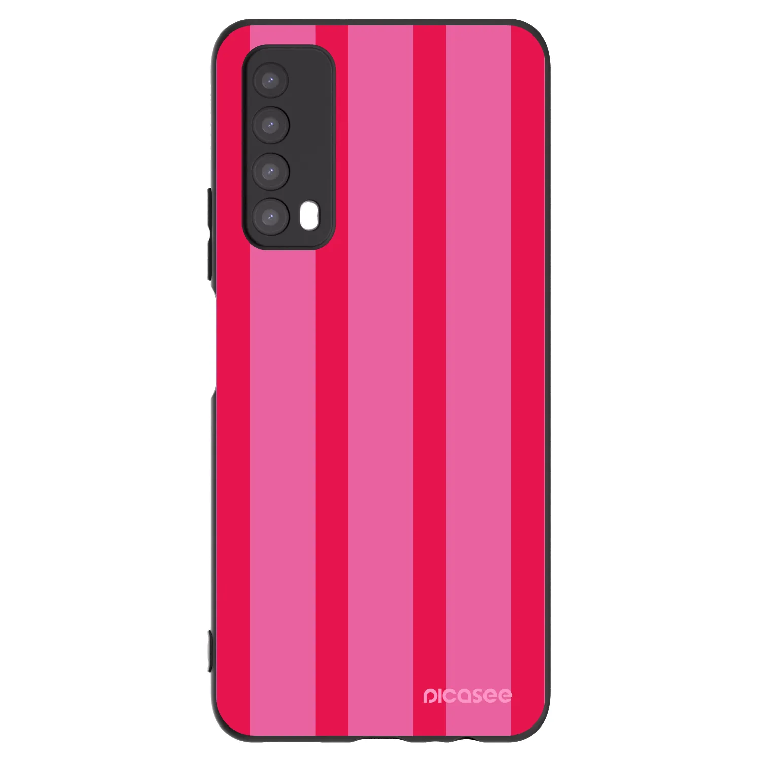 Picasee silikonowe czarne etui na Huawei P Smart 2021 - Hot tropic