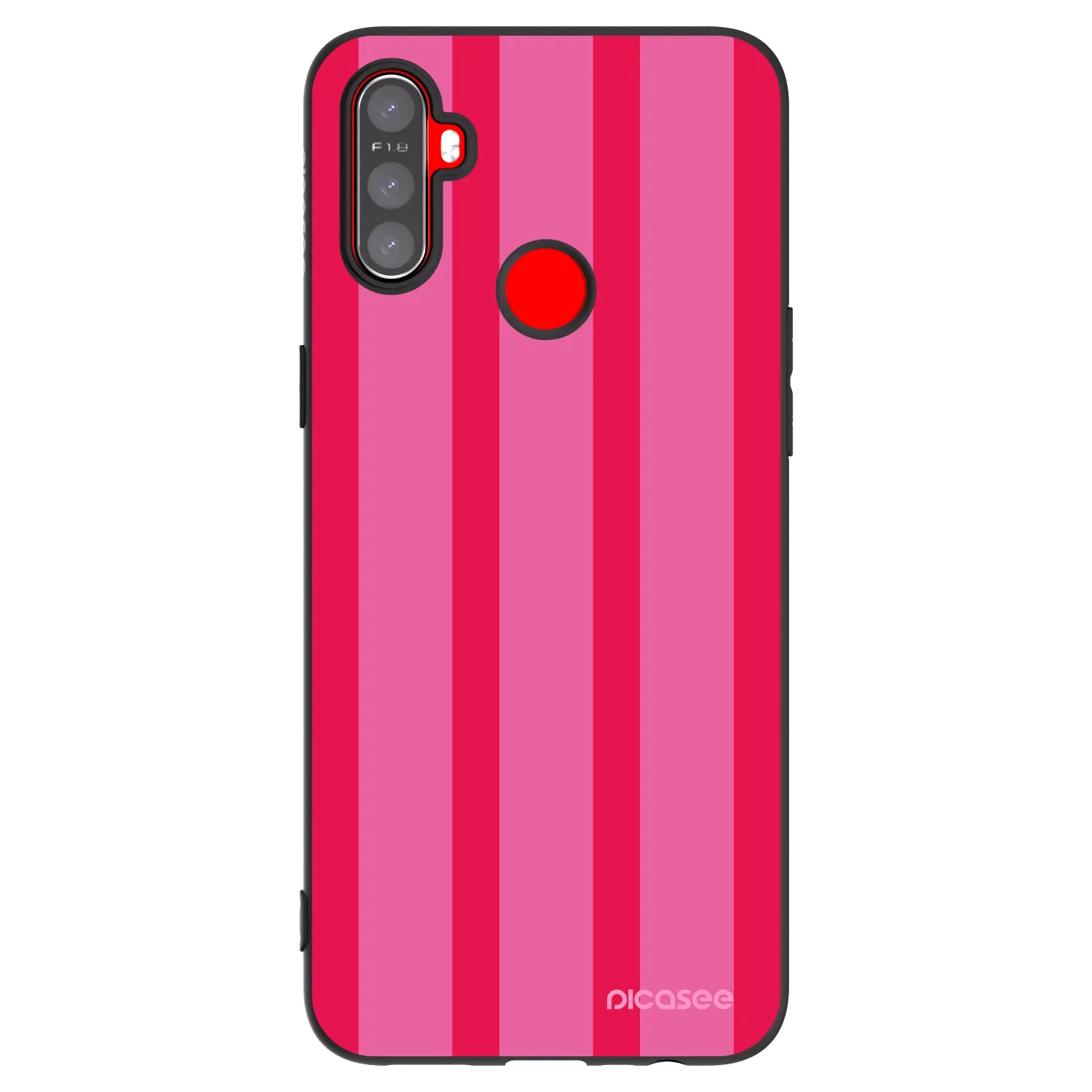 Picasee silikonowe czarne etui na Realme C3 - Hot tropic