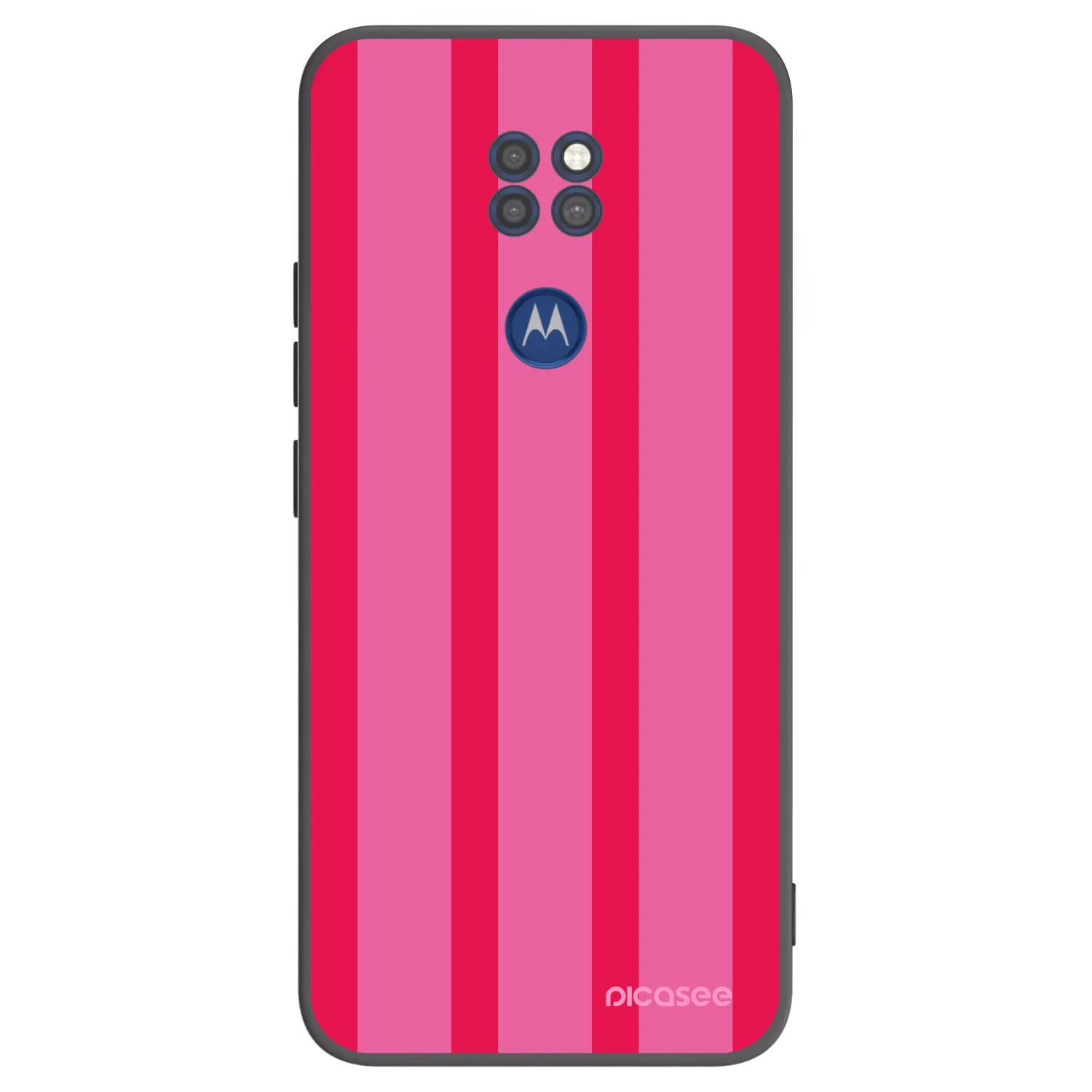 Picasee silikonowe czarne etui na Motorola Moto G9 Play - Hot tropic