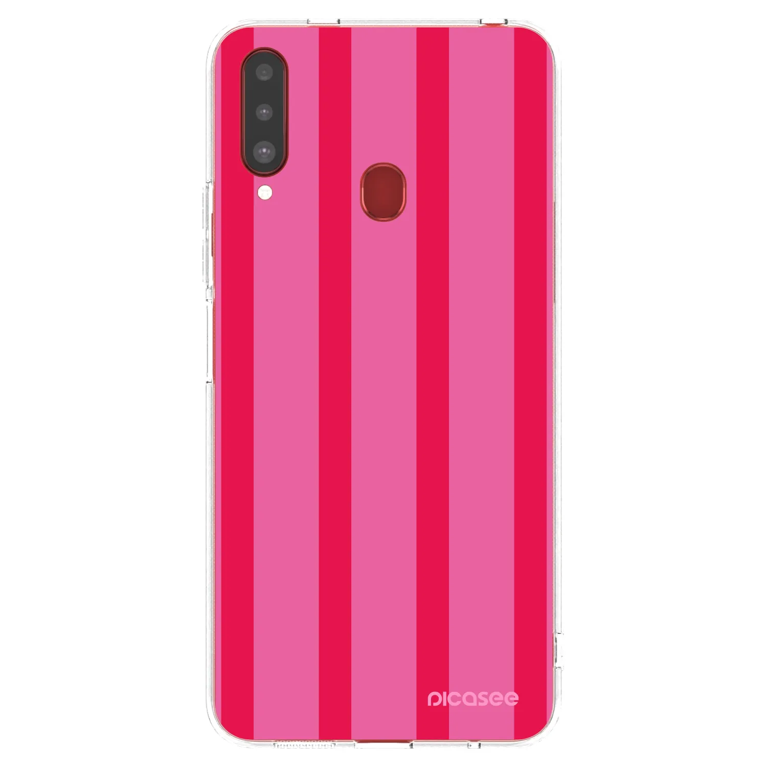 Picasee silikonowe przeźroczyste etui na Samsung Galaxy A20s - Hot tropic