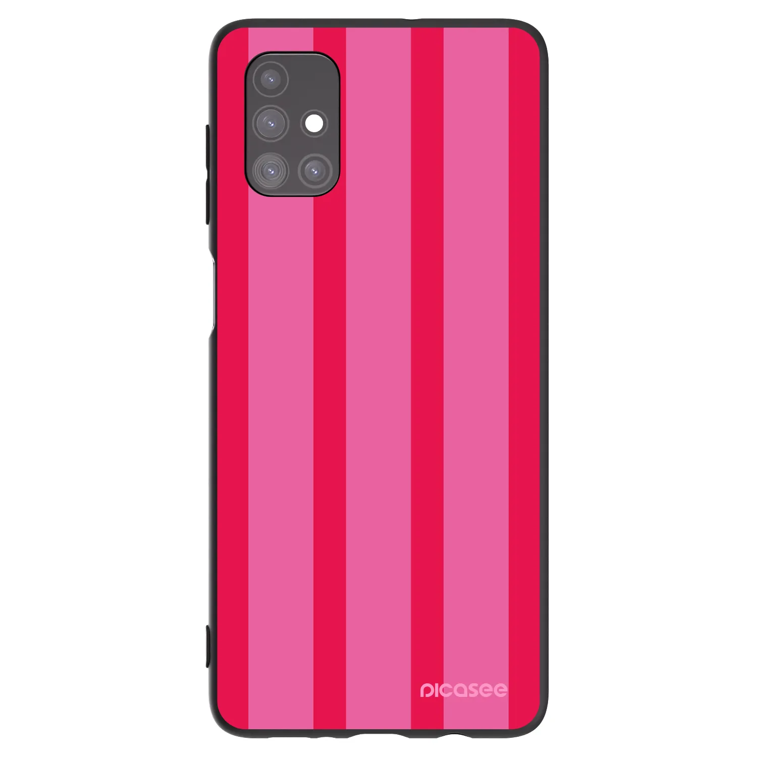 Picasee silikonowe czarne etui na Samsung Galaxy M51 M515F - Hot tropic