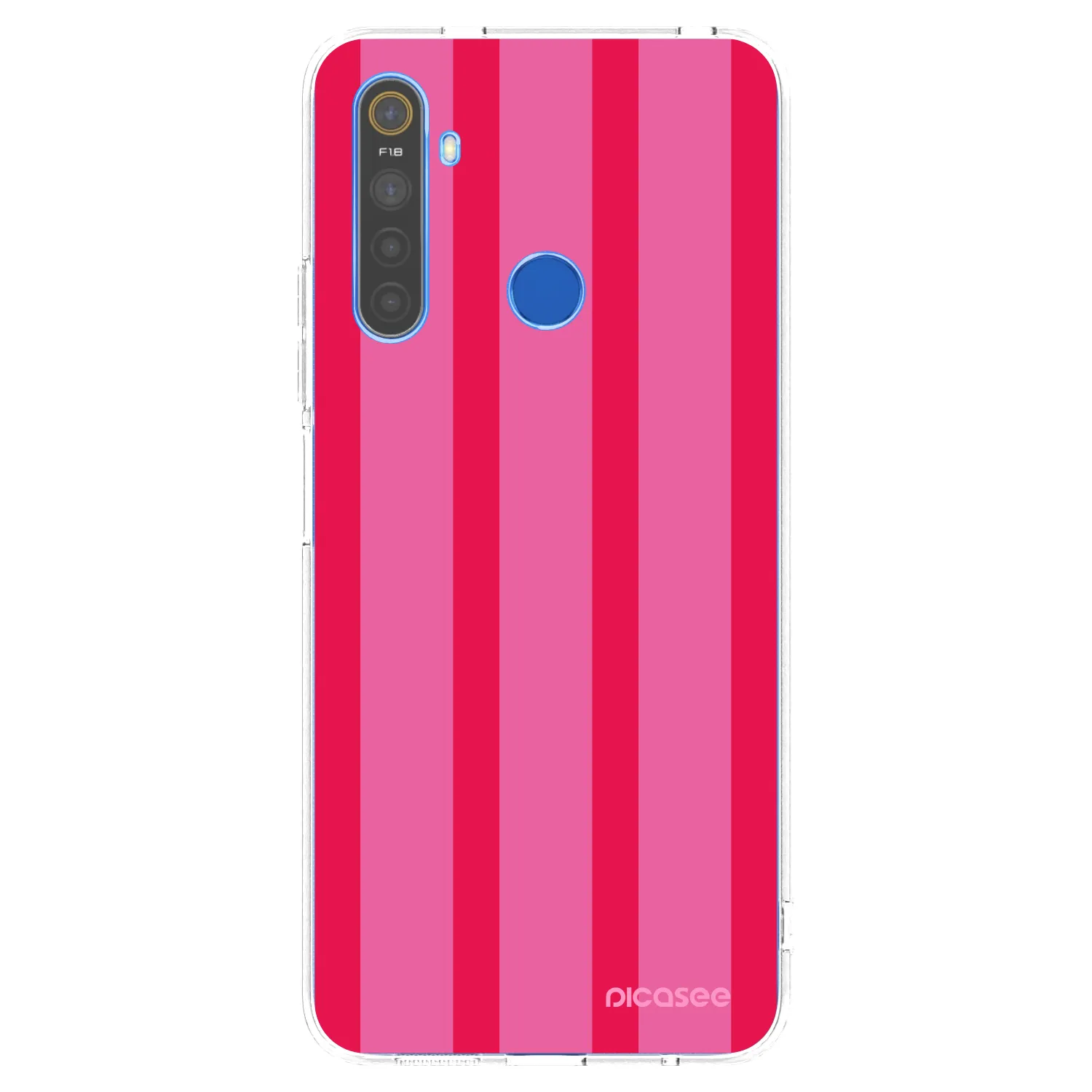 Picasee silikonowe przeźroczyste etui na Realme 5 - Hot tropic