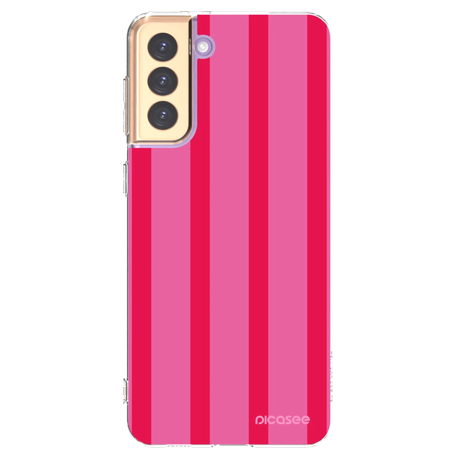 Picasee silikonowe przeźroczyste etui na Samsung Galaxy S21+ 5G G996F - Hot tropic
