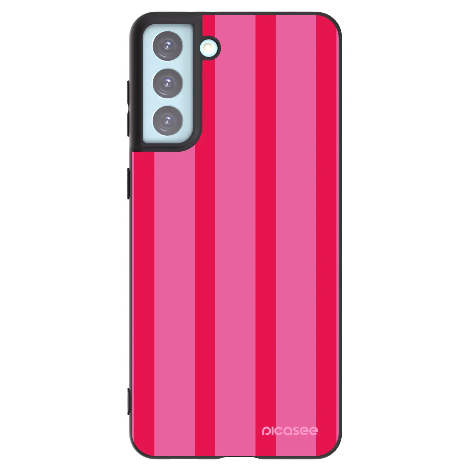 Picasee silikonowe czarne etui na Samsung Galaxy S21+ 5G G996F - Hot tropic