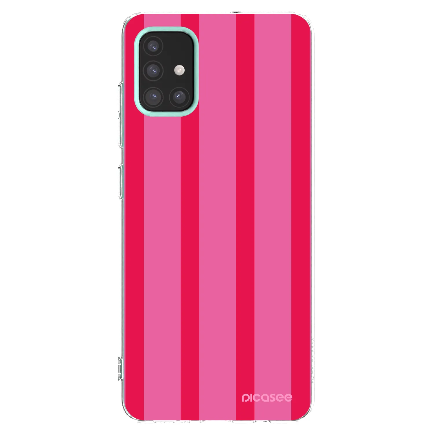 Picasee silikonowe przeźroczyste etui na Samsung Galaxy M31s - Hot tropic