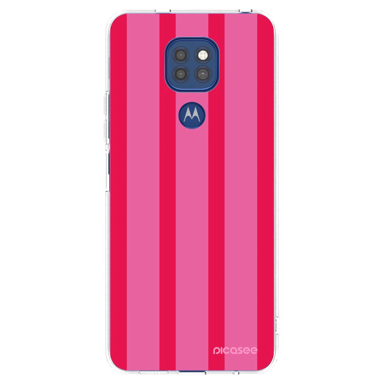 Picasee silikonowe przeźroczyste etui na Motorola Moto G9 Play - Hot tropic