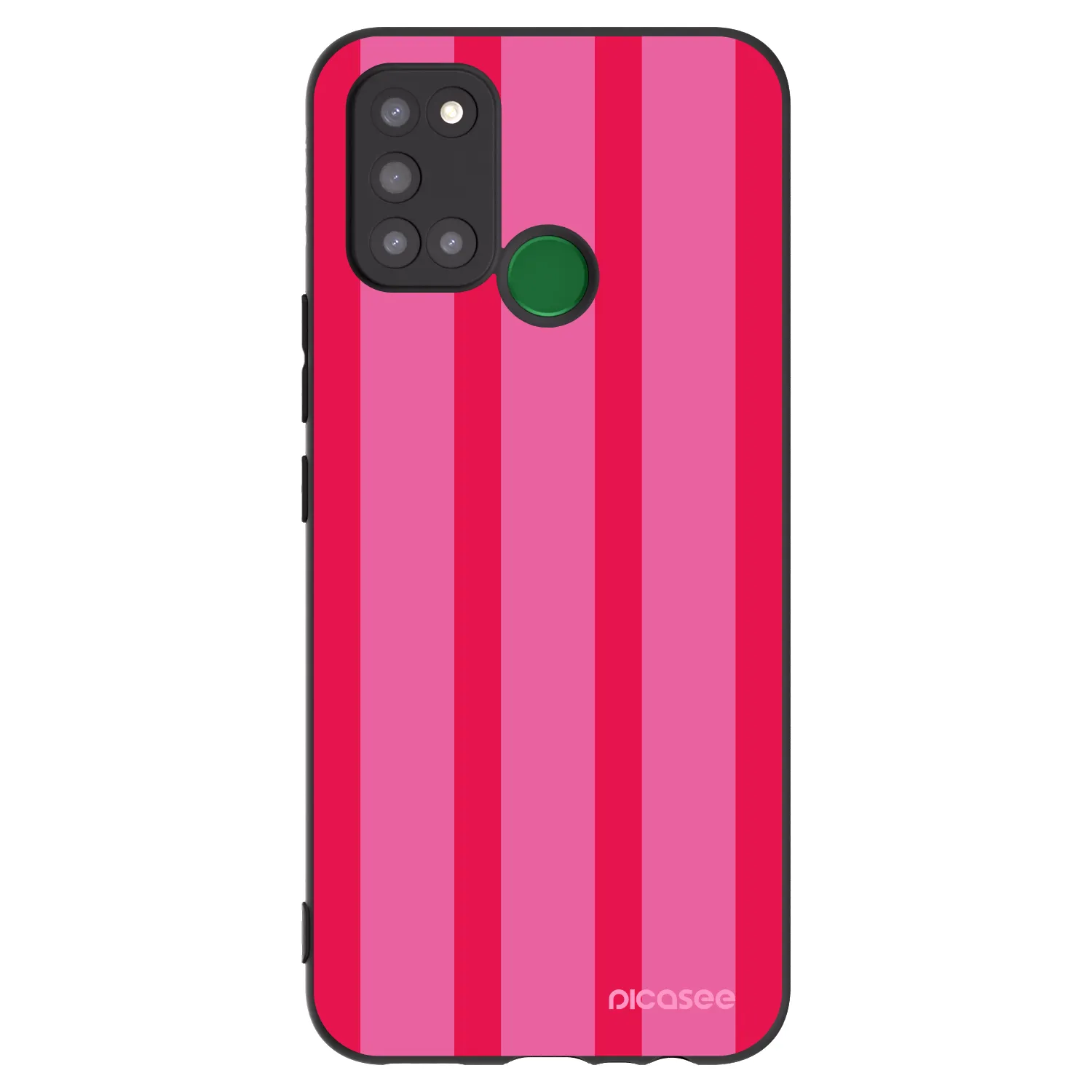 Picasee silikonowe czarne etui na Realme 7i - Hot tropic