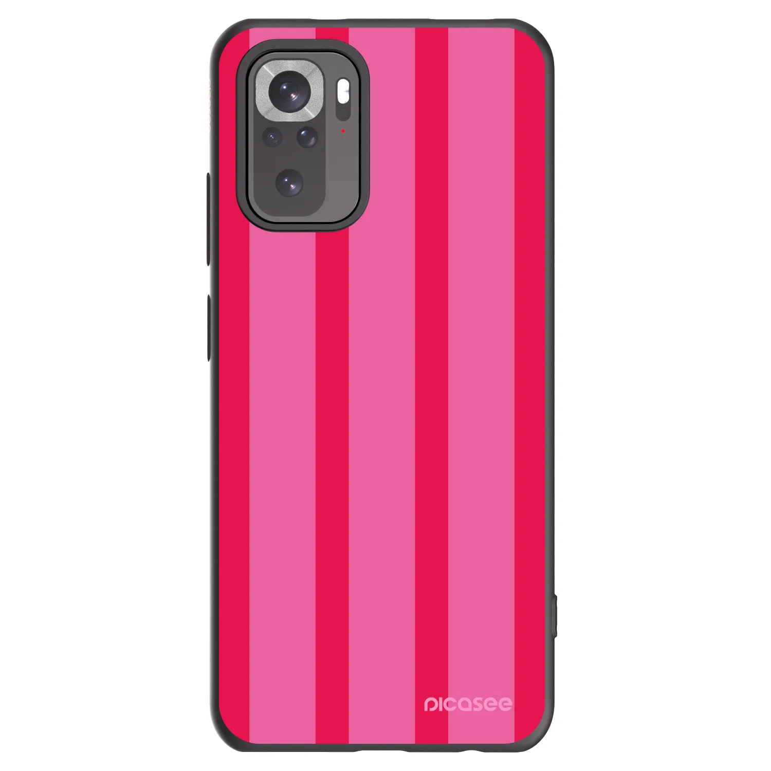 Picasee silikonowe czarne etui na Xiaomi Redmi Note 10S - Hot tropic