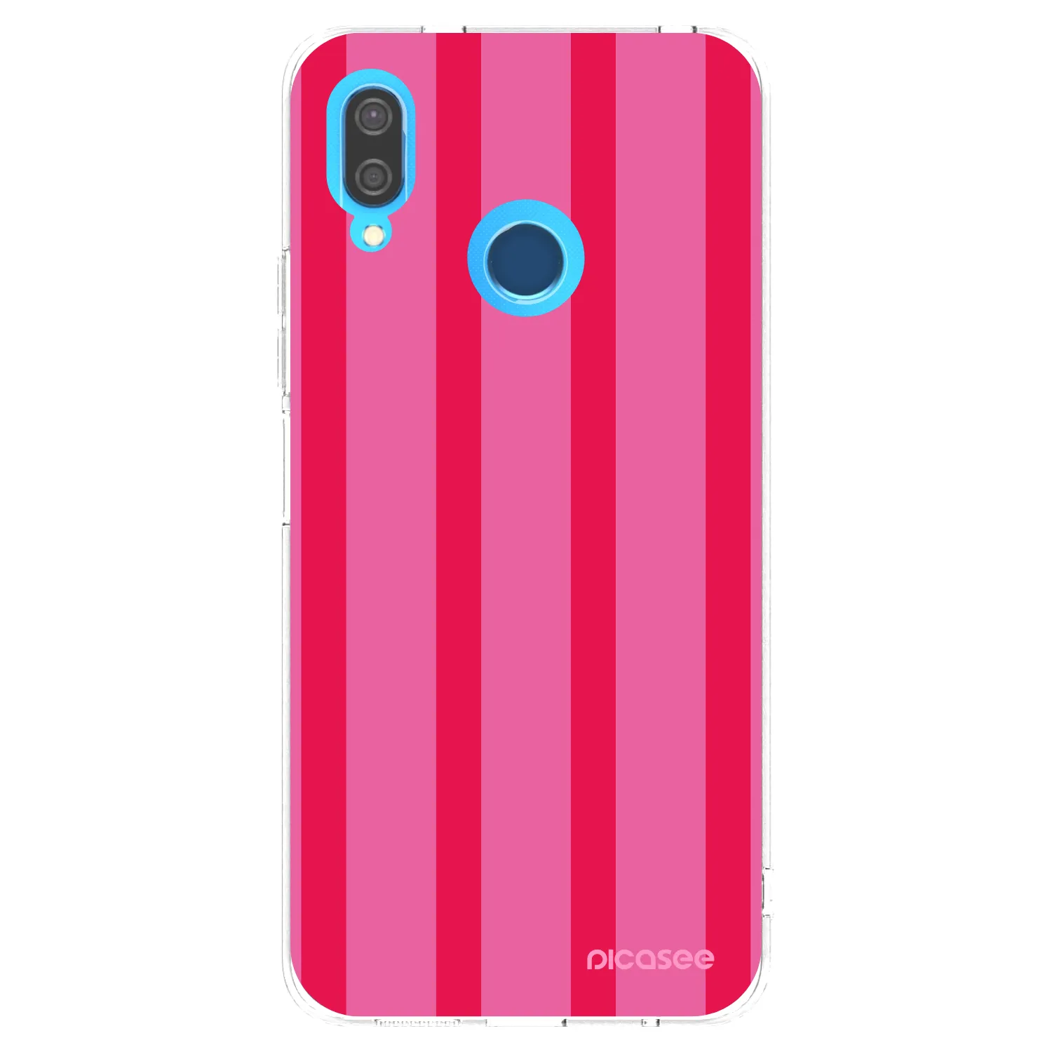 Picasee silikonowe przeźroczyste etui na Huawei P20 Lite - Hot tropic