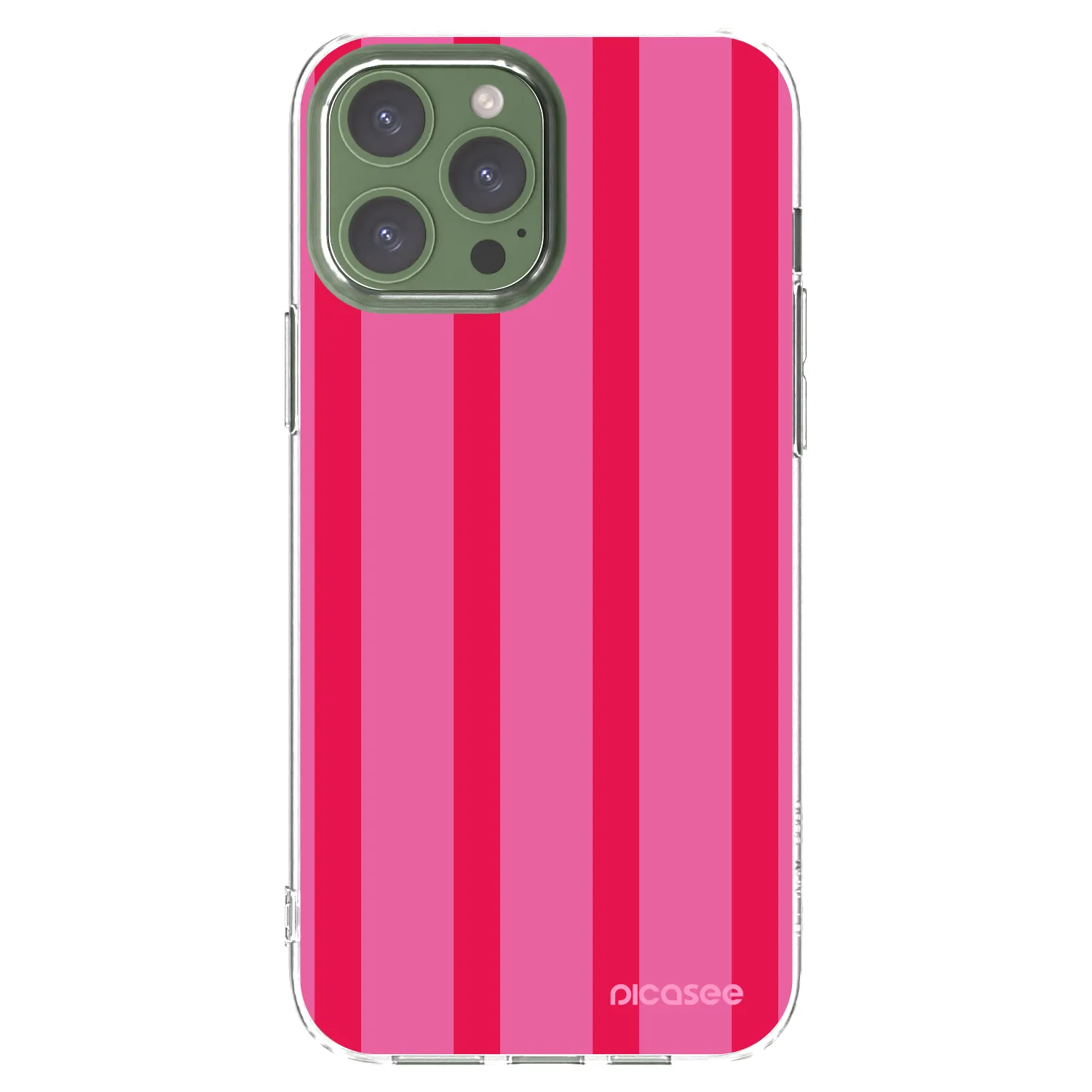 Picasee silikonowe przeźroczyste etui na Apple iPhone 13 Pro Max - Hot tropic