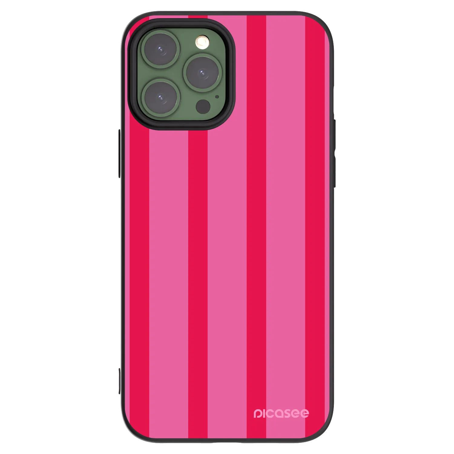 Picasee silikonowe czarne etui na Apple iPhone 13 Pro Max - Hot tropic
