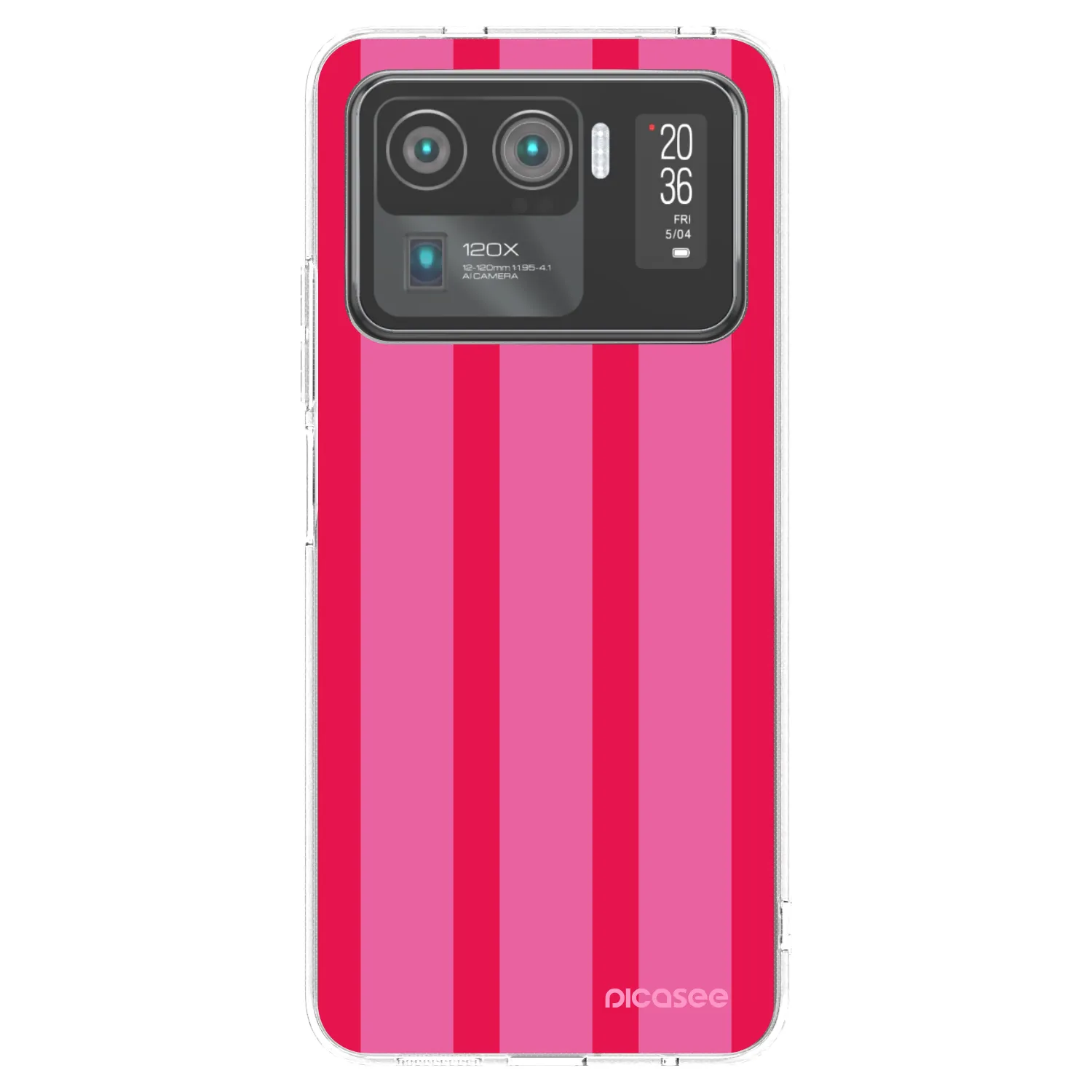Picasee silikonowe przeźroczyste etui na Xiaomi Mi 11 Ultra - Hot tropic