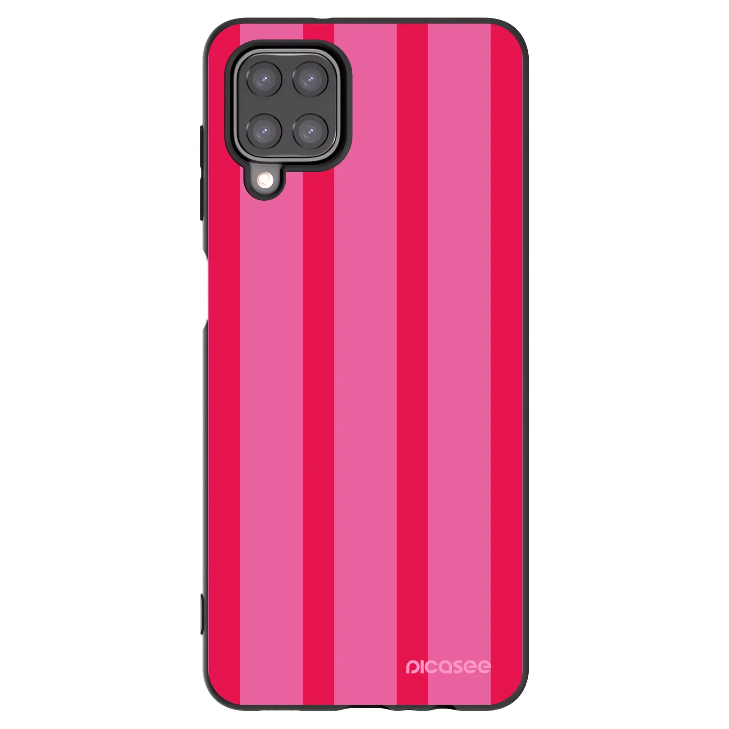 Picasee silikonowe czarne etui na Samsung Galaxy M12 M127F - Hot tropic