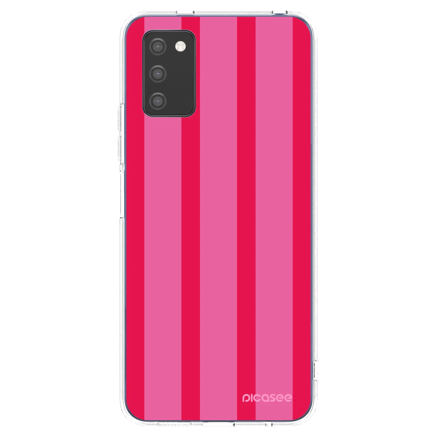 Picasee silikonowe przeźroczyste etui na Samsung Galaxy A02s A025G - Hot tropic