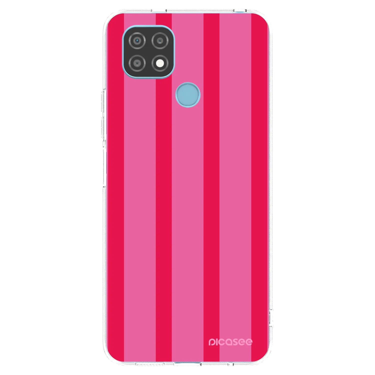 Picasee silikonowe przeźroczyste etui na Realme C21 - Hot tropic