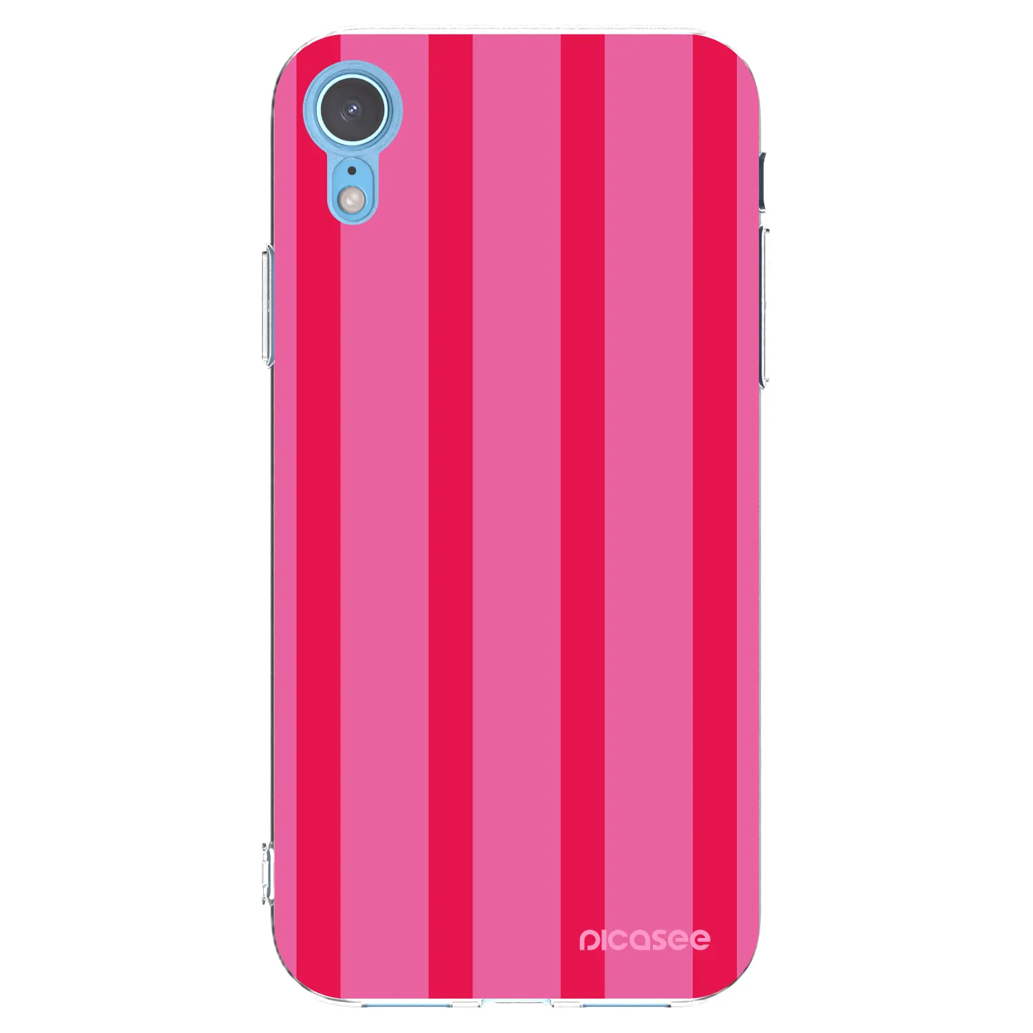 Picasee silikonowe przeźroczyste etui na Apple iPhone XR - Hot tropic