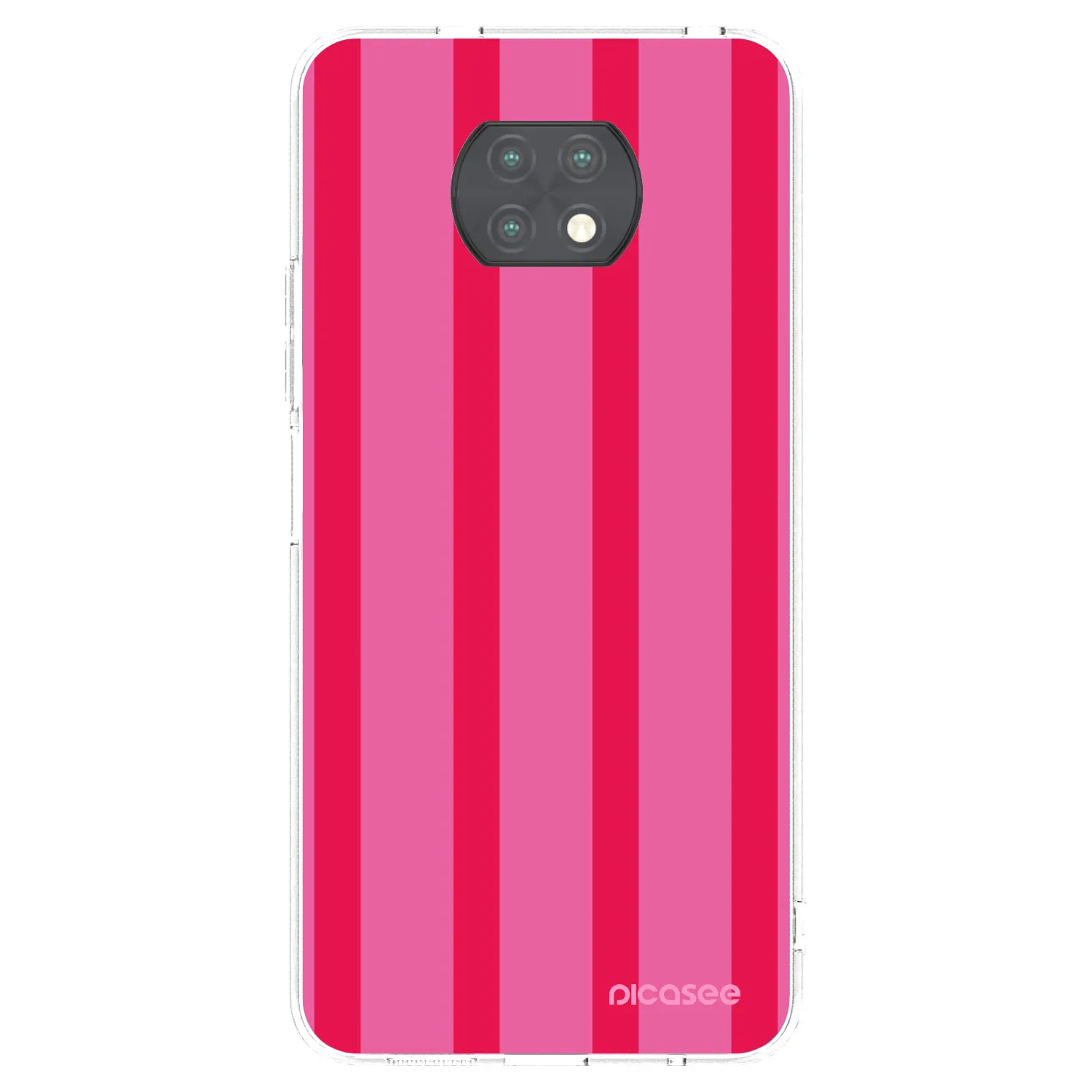 Picasee silikonowe przeźroczyste etui na Xiaomi Redmi Note 9T - Hot tropic