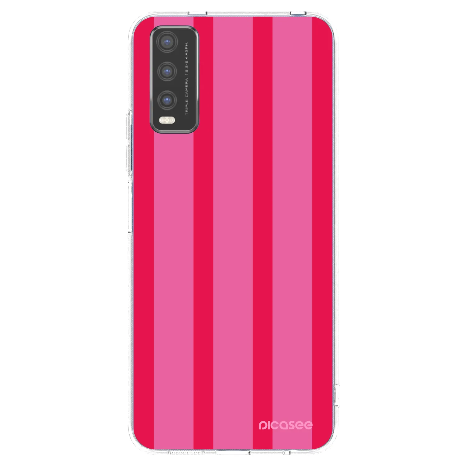 Picasee silikonowe przeźroczyste etui na Vivo Y20s - Hot tropic