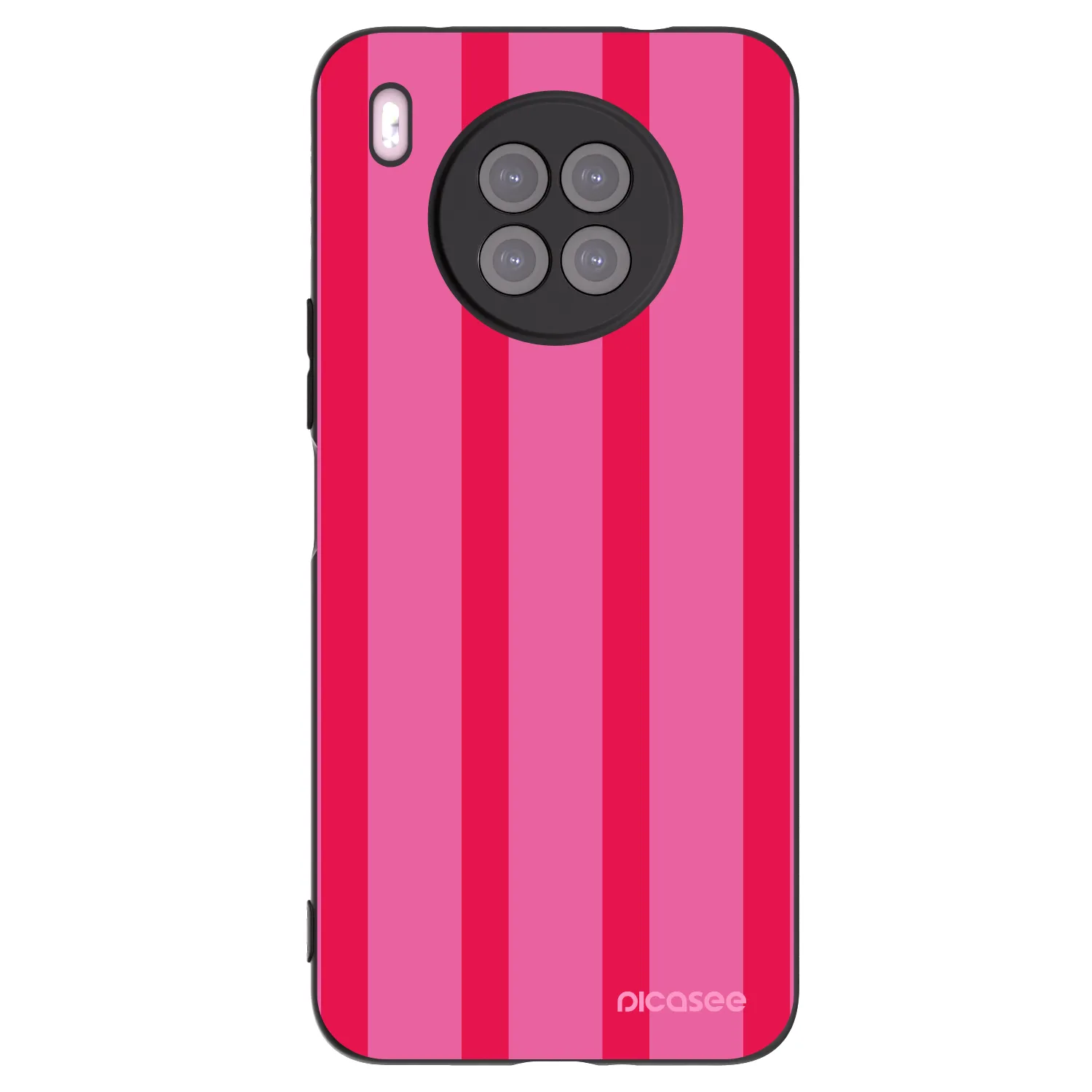 Picasee silikonowe czarne etui na Huawei Nova 8i - Hot tropic