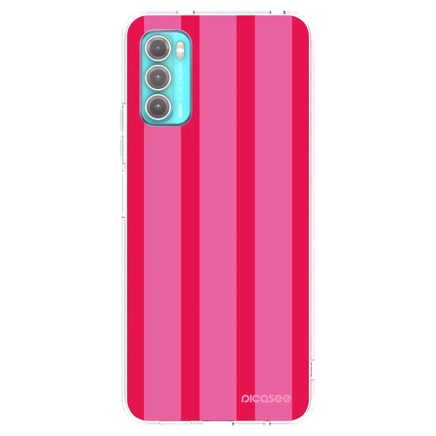 Picasee silikonowe przeźroczyste etui na Motorola Moto G60 - Hot tropic