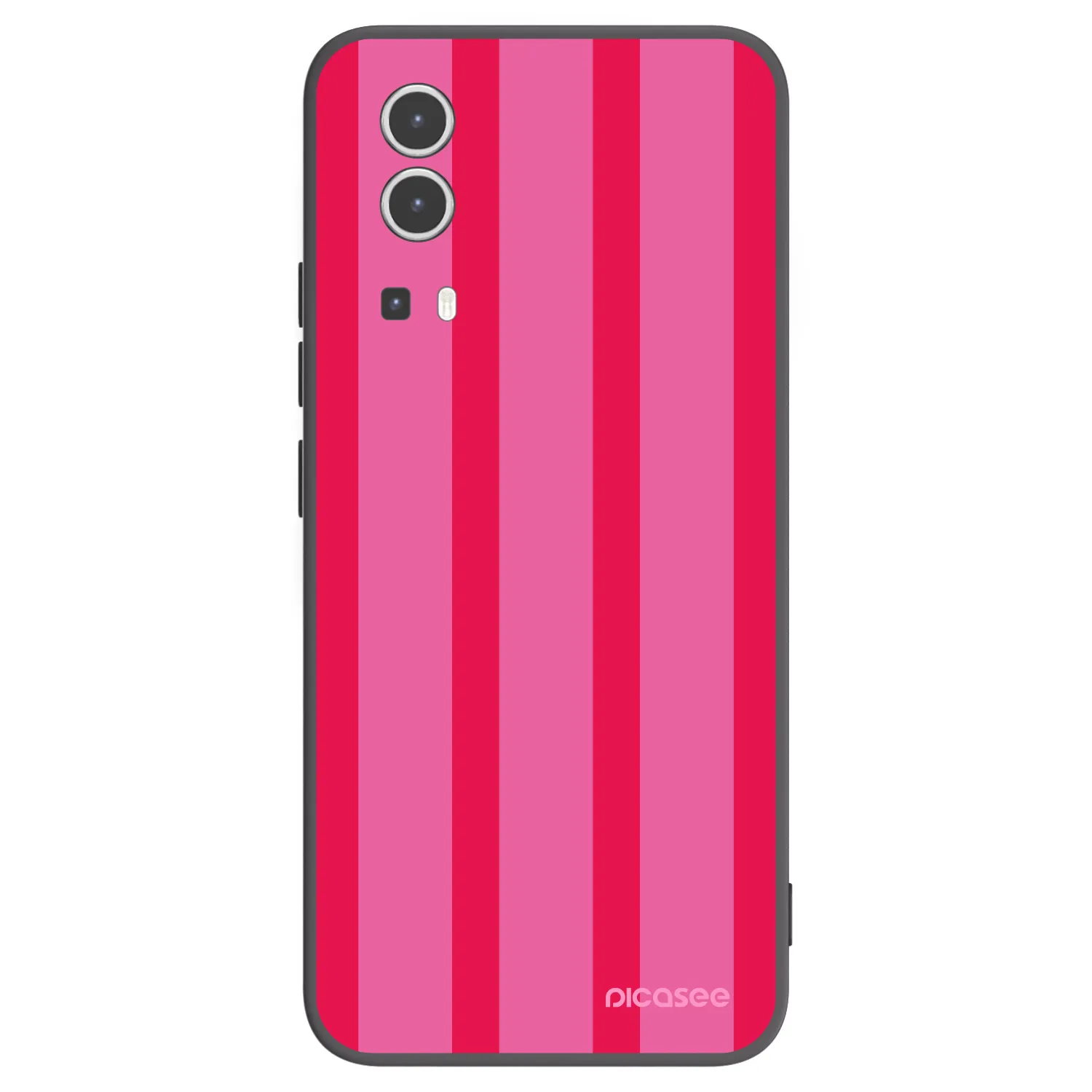 Picasee silikonowe czarne etui na Vivo Y72 5G - Hot tropic