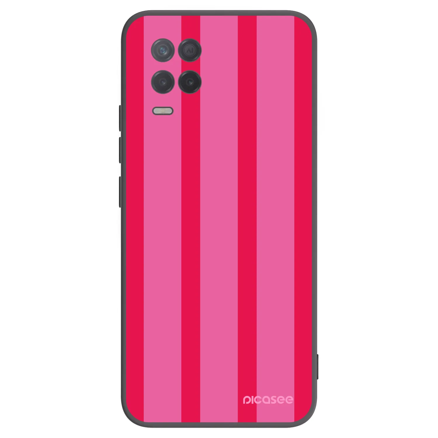 Picasee silikonowe czarne etui na Realme 8 5G - Hot tropic