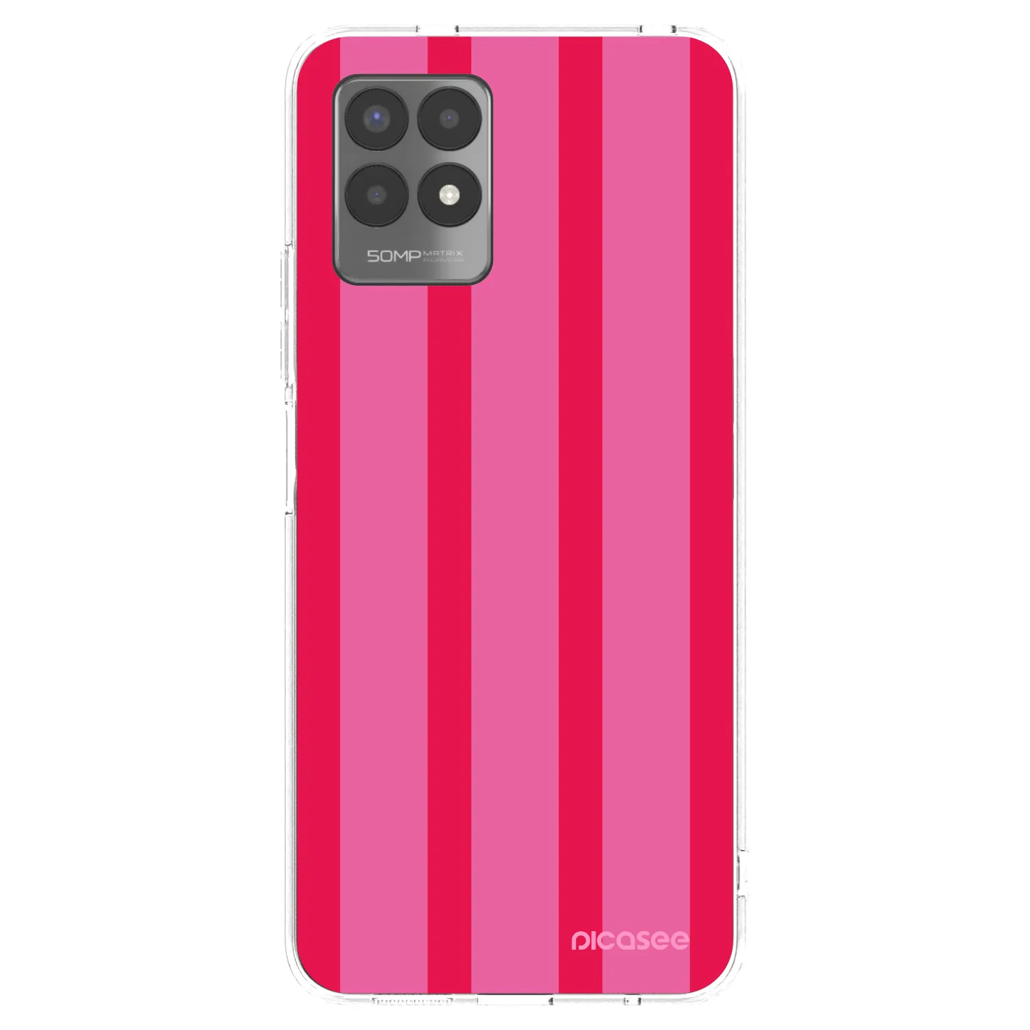 Picasee silikonowe przeźroczyste etui na Realme 8i - Hot tropic