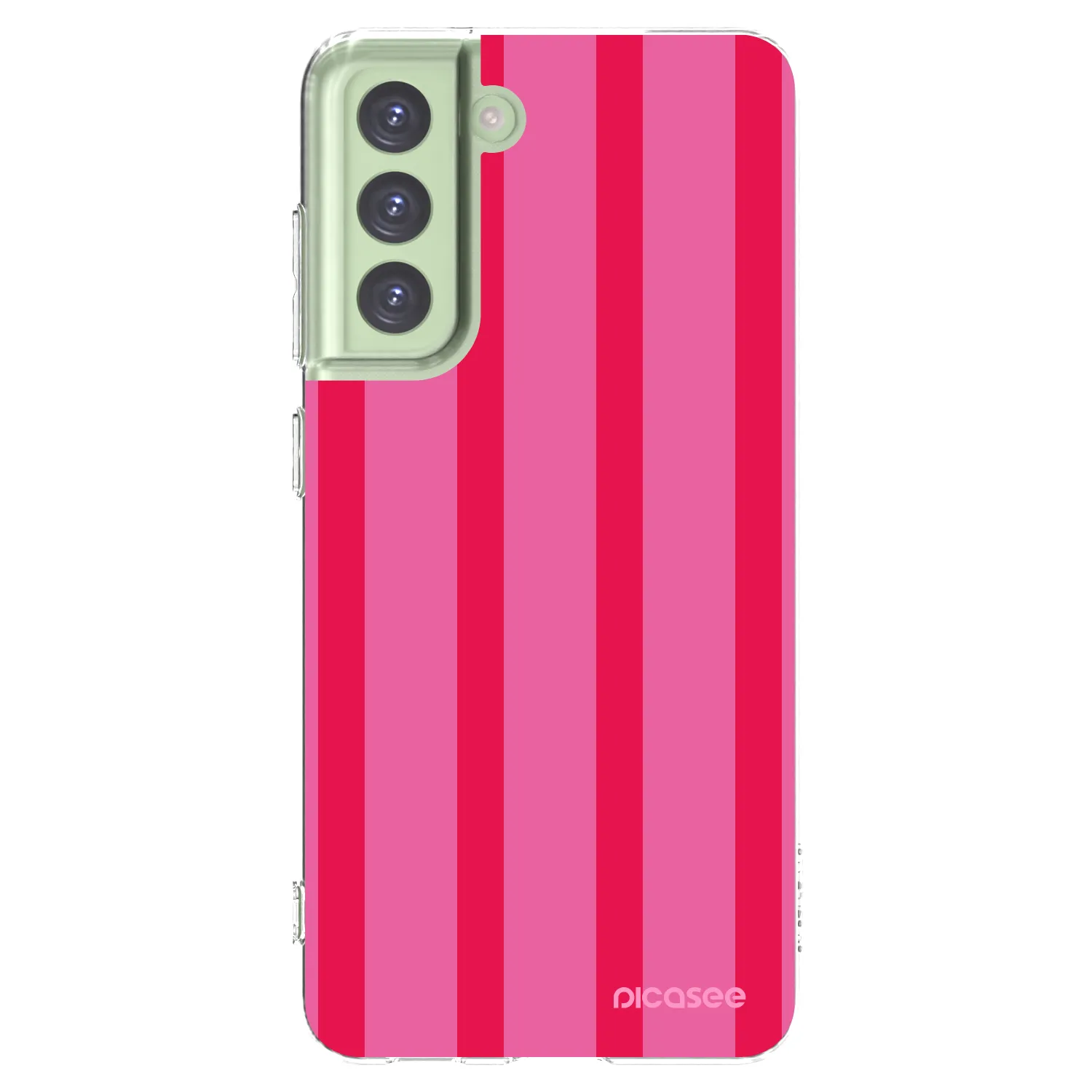 Picasee silikonowe przeźroczyste etui na Samsung Galaxy S21 FE 5G - Hot tropic
