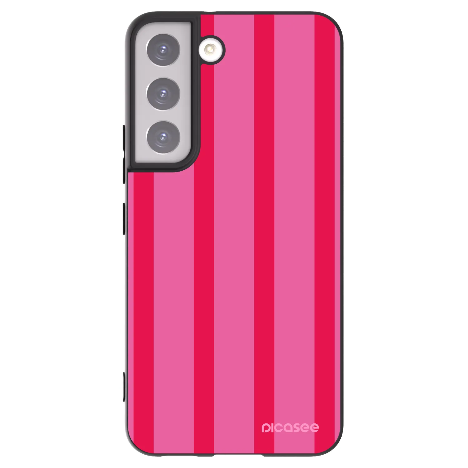 Picasee silikonowe czarne etui na Samsung Galaxy S22 5G - Hot tropic