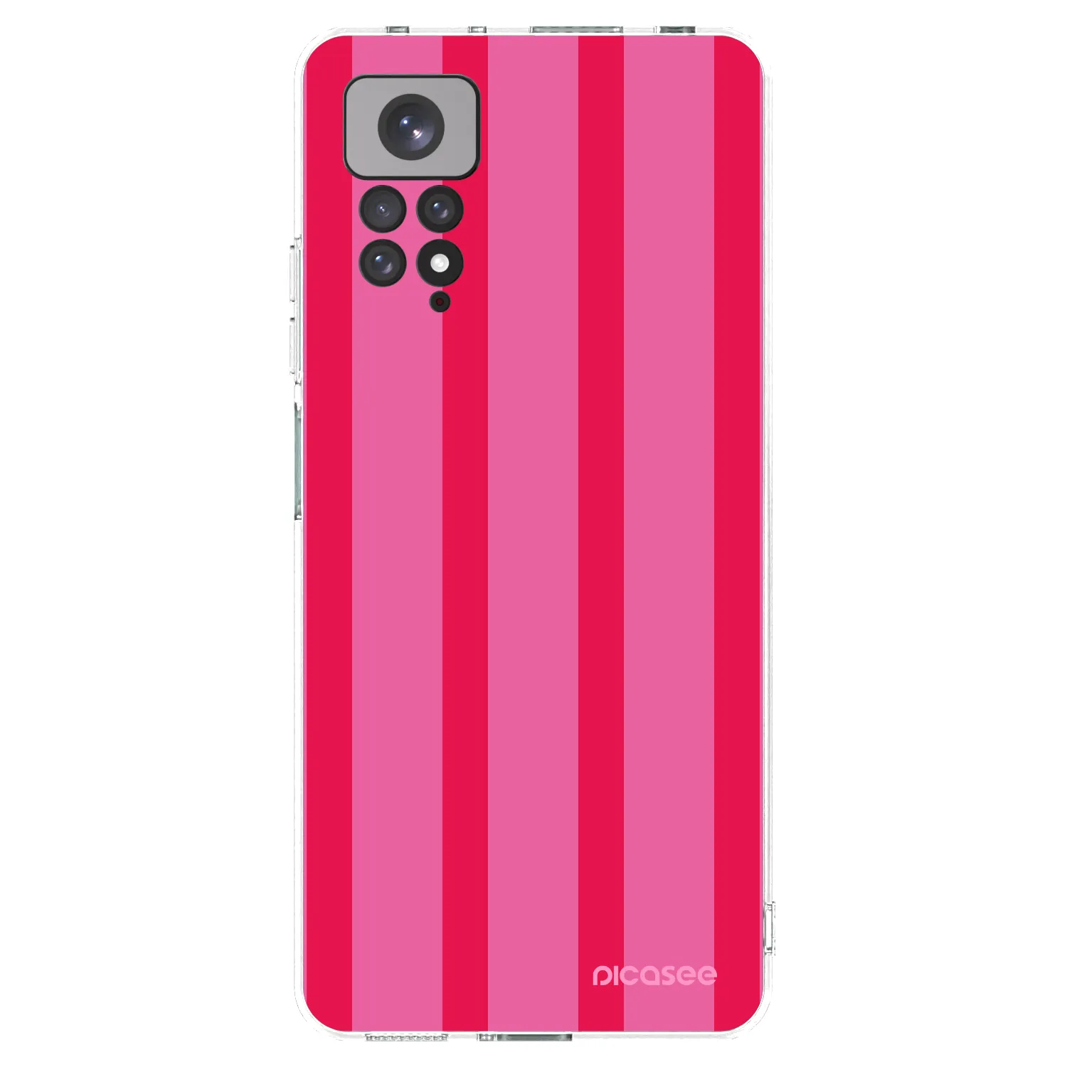 Picasee silikonowe przeźroczyste etui na Xiaomi Redmi Note 11S 4G - Hot tropic