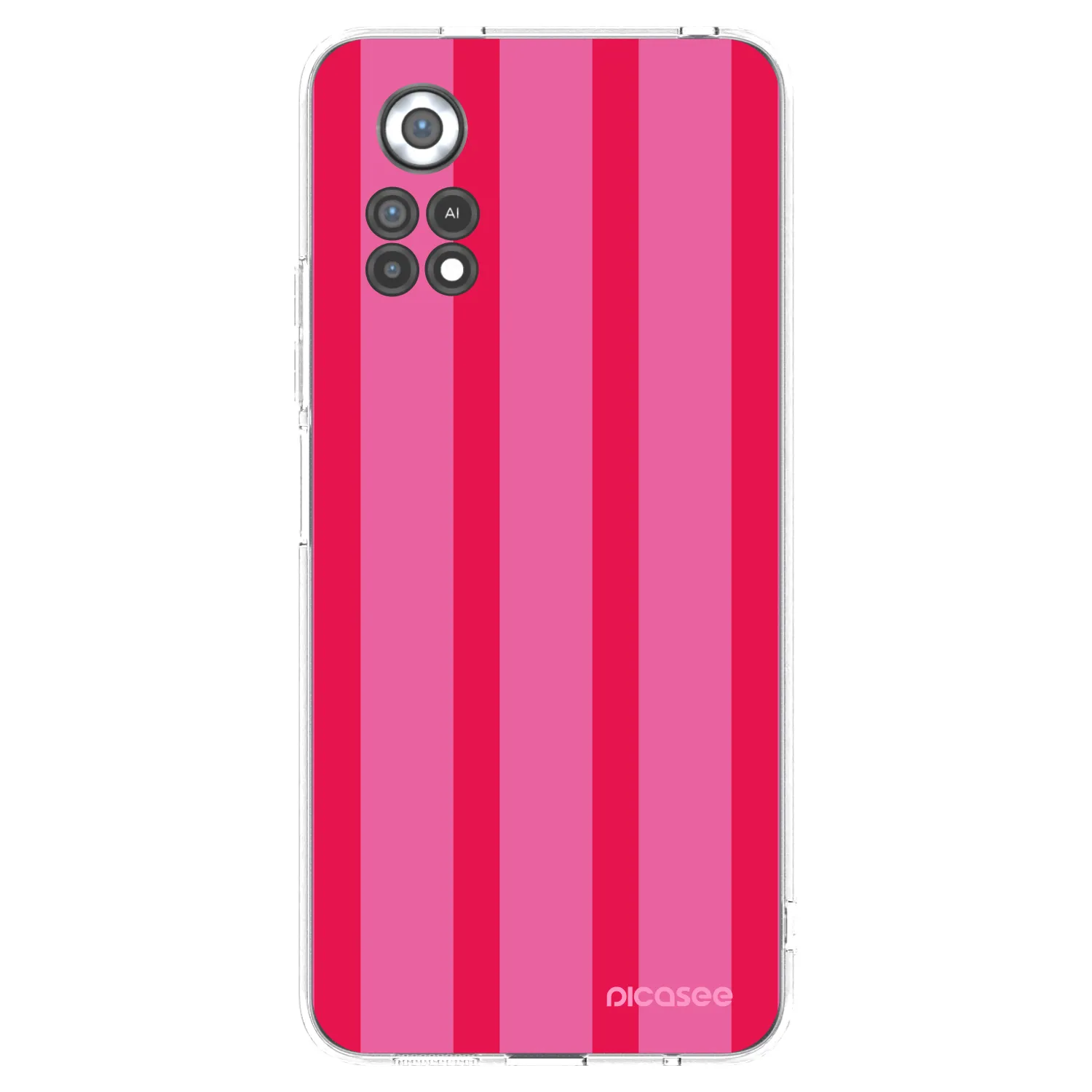 Picasee silikonowe przeźroczyste etui na Xiaomi Poco X4 Pro 5G - Hot tropic