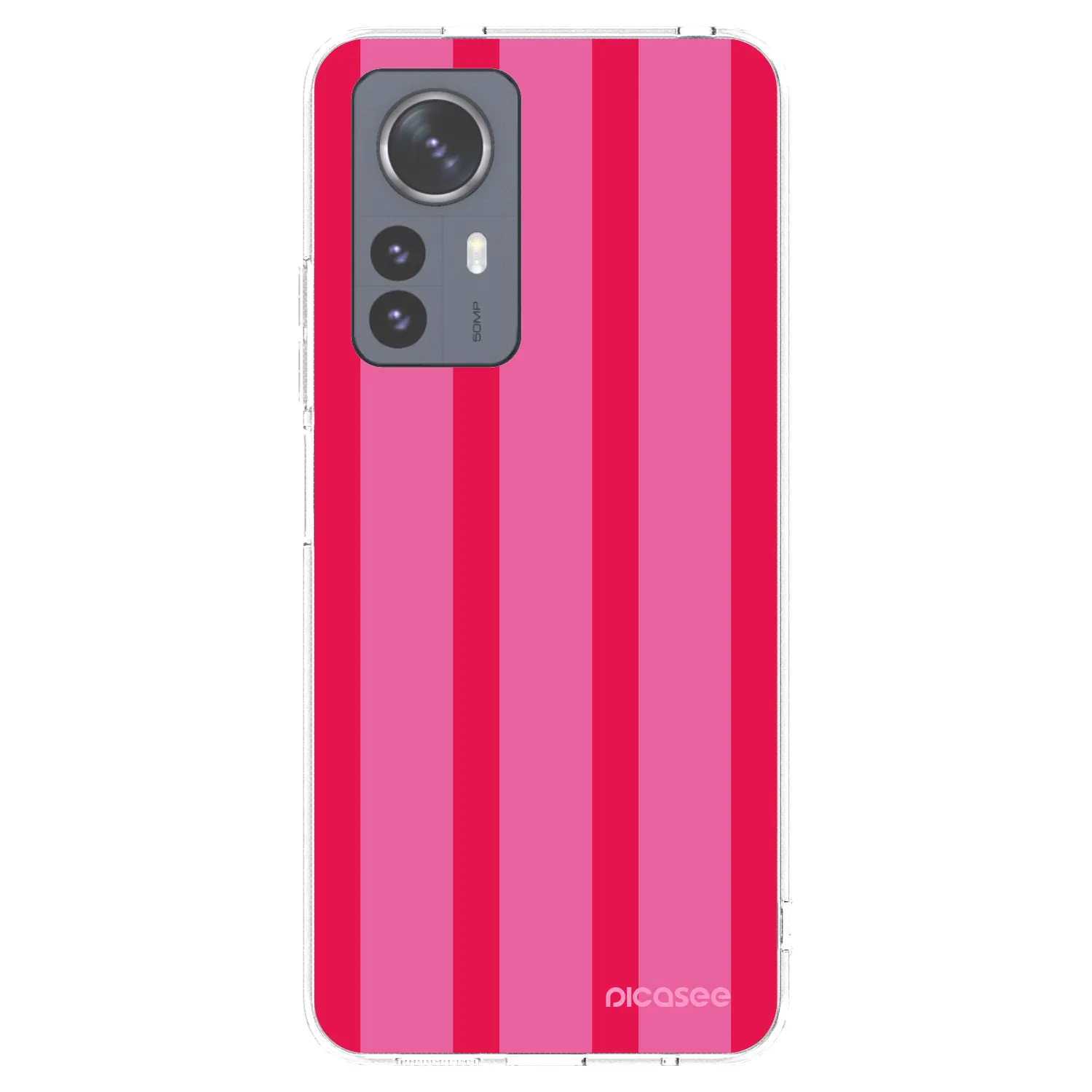 Picasee silikonowe przeźroczyste etui na Xiaomi 12 Pro - Hot tropic