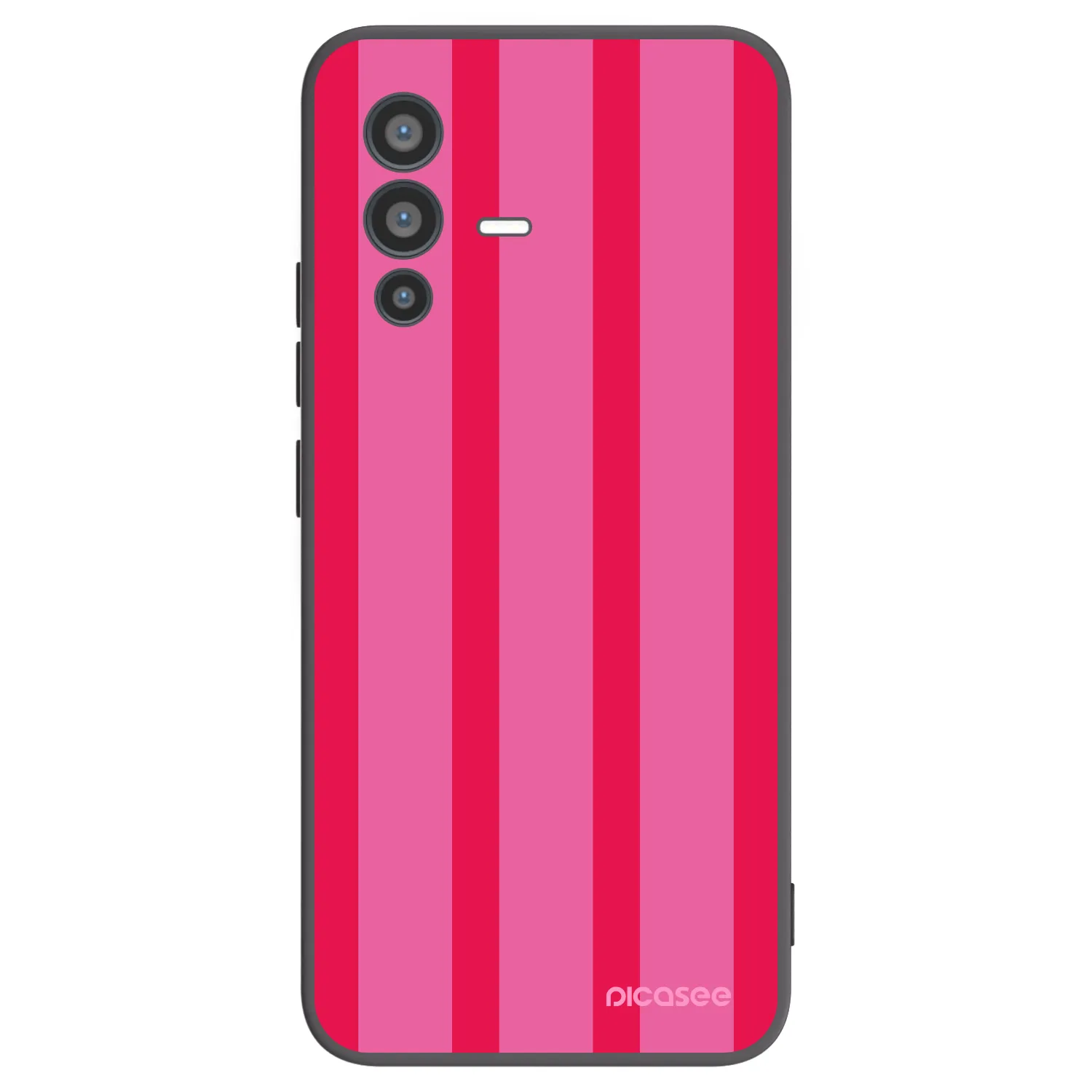 Picasee silikonowe czarne etui na Vivo V23 5G - Hot tropic
