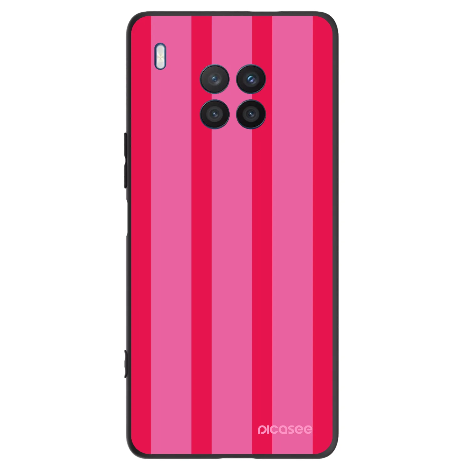 Picasee silikonowe czarne etui na Honor 50 Lite - Hot tropic