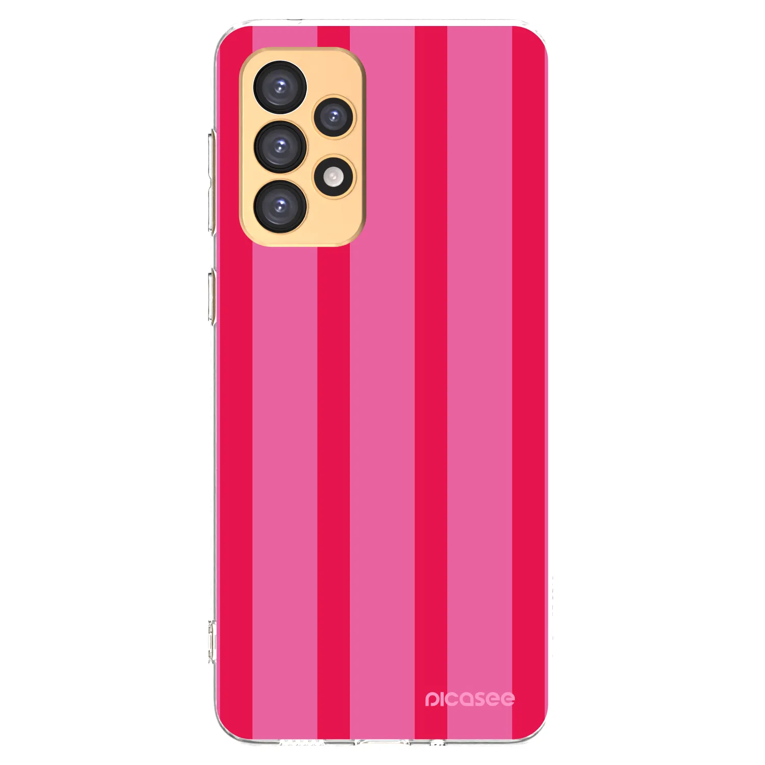 Picasee silikonowe przeźroczyste etui na Samsung Galaxy A33 5G A336 - Hot tropic