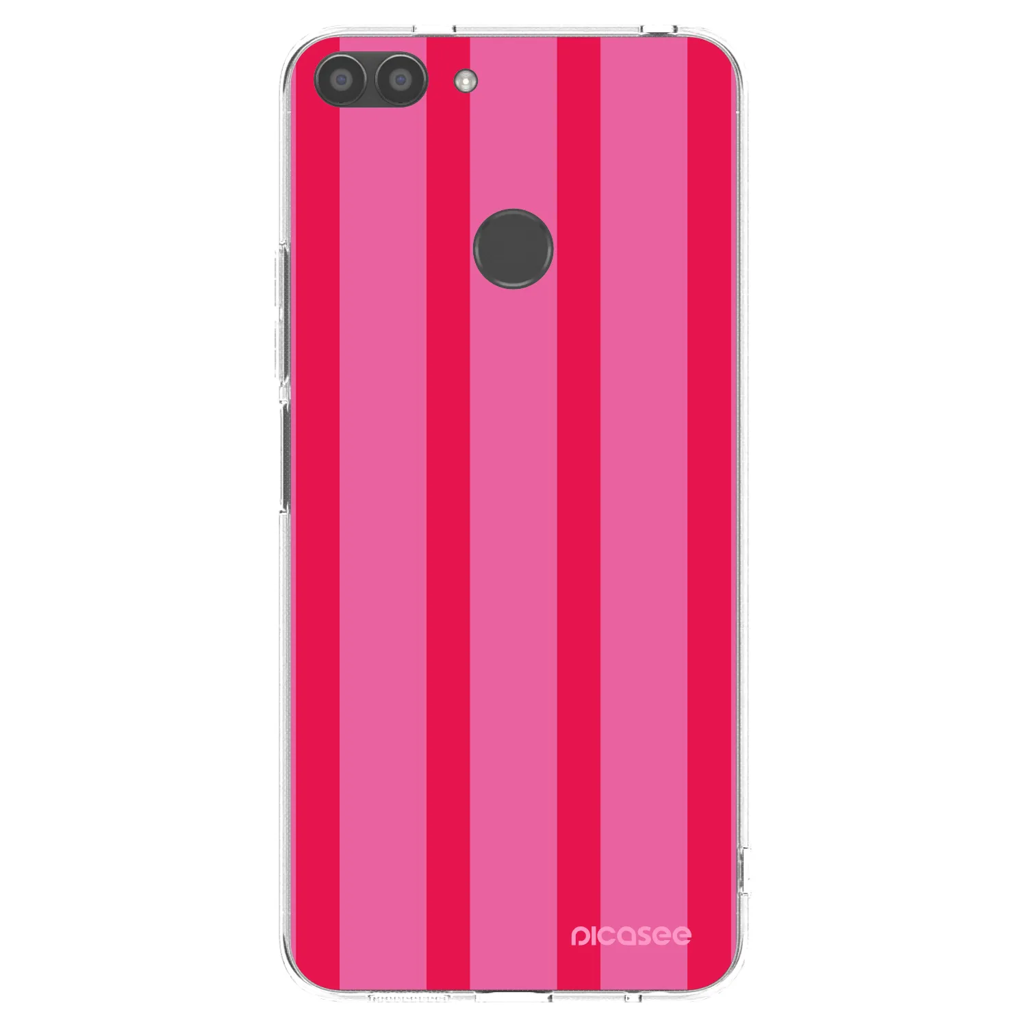 Picasee silikonowe przeźroczyste etui na Huawei P Smart - Hot tropic