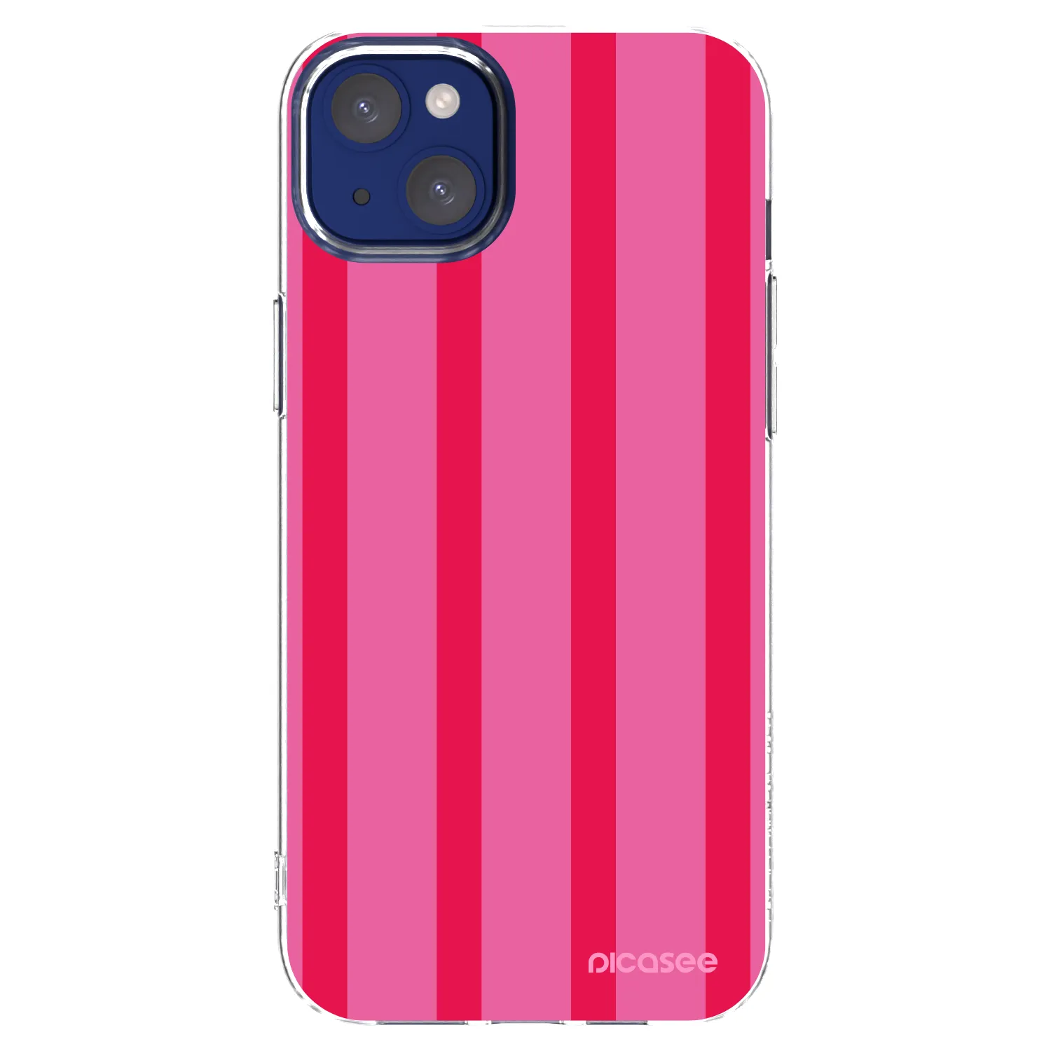 Picasee silikonowe przeźroczyste etui na Apple iPhone 14 Plus - Hot tropic