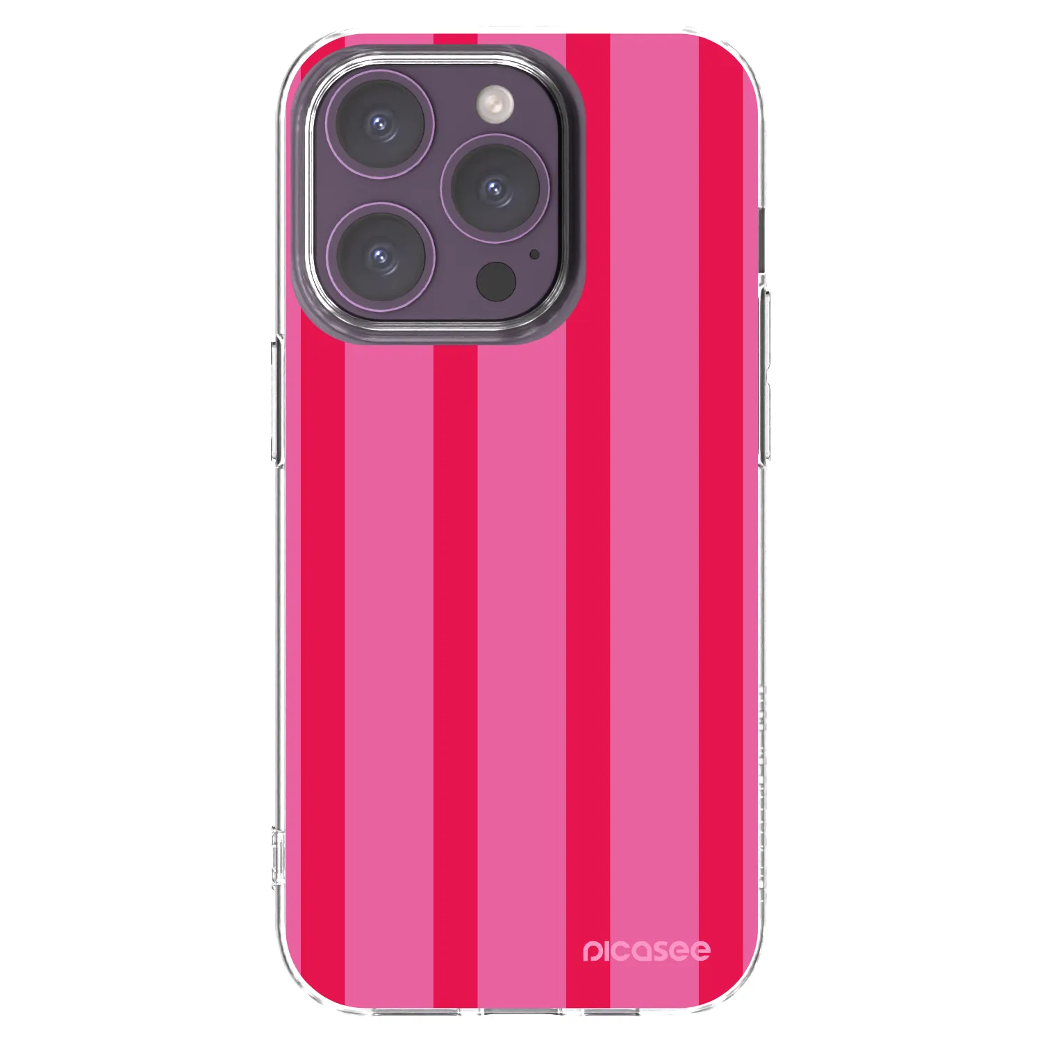 Picasee silikonowe przeźroczyste etui na Apple iPhone 14 Pro - Hot tropic