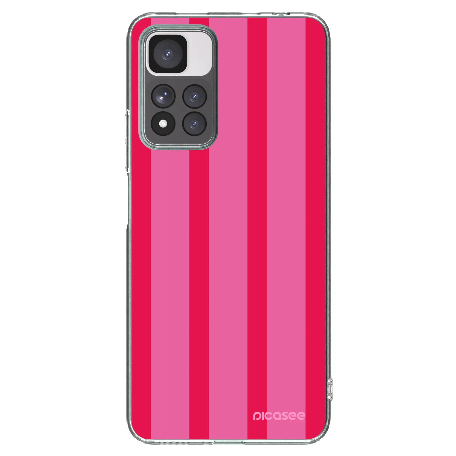 Picasee silikonowe przeźroczyste etui na Xiaomi Redmi Note 11 Pro+ 5G - Hot tropic