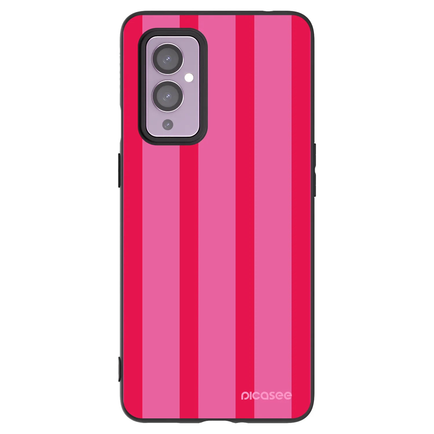 Picasee silikonowe czarne etui na OnePlus 9 - Hot tropic