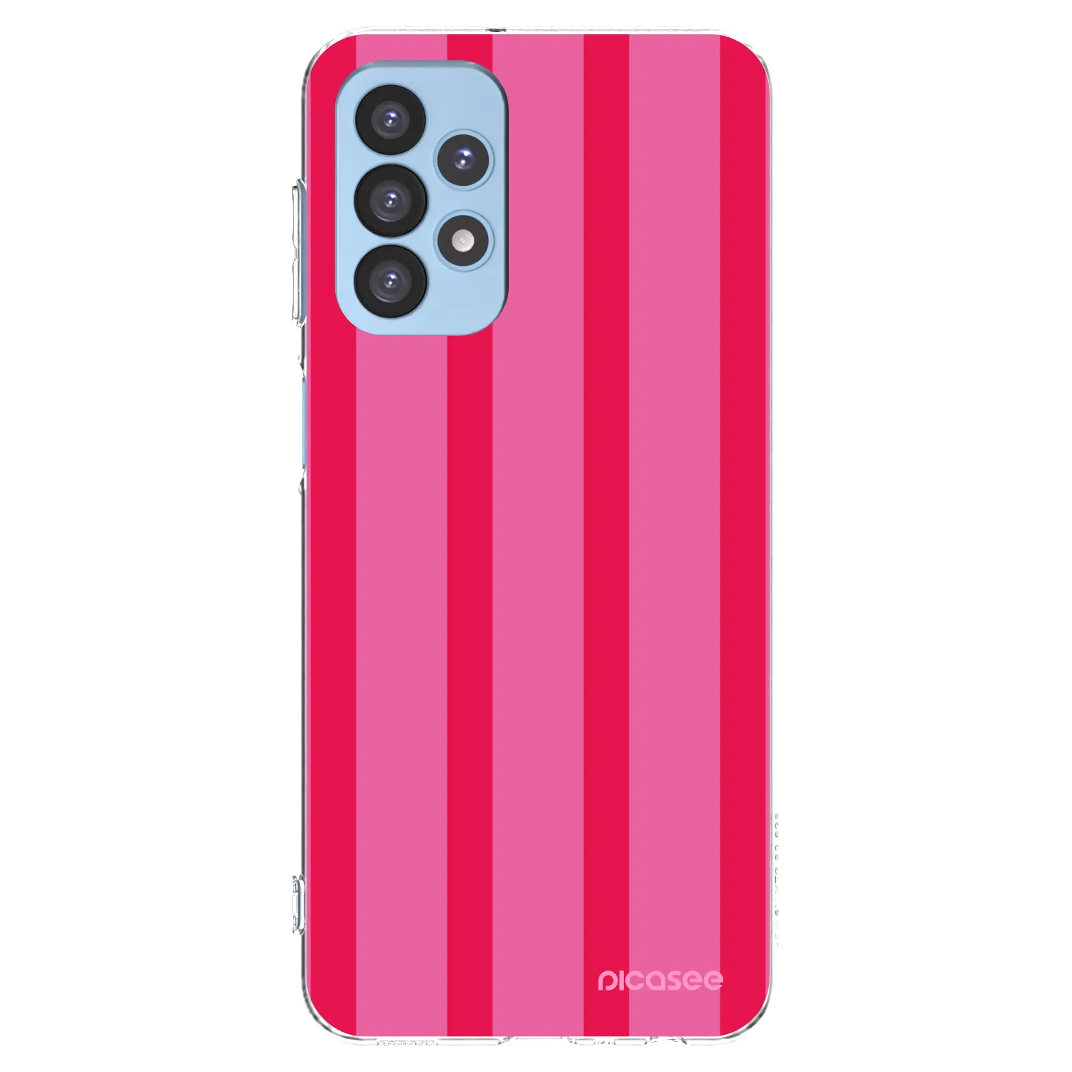 Picasee silikonowe przeźroczyste etui na Samsung Galaxy A23 A235F 4G - Hot tropic