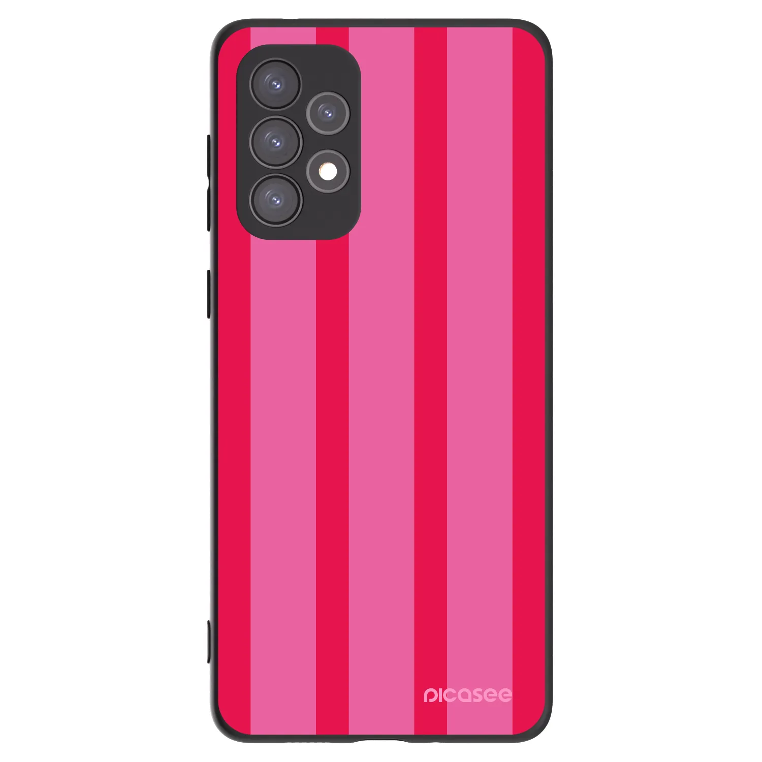 Picasee silikonowe czarne etui na Samsung Galaxy A73 5G - Hot tropic