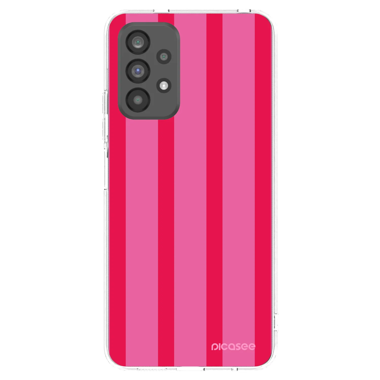 Picasee silikonowe przeźroczyste etui na Samsung Galaxy A73 5G - Hot tropic