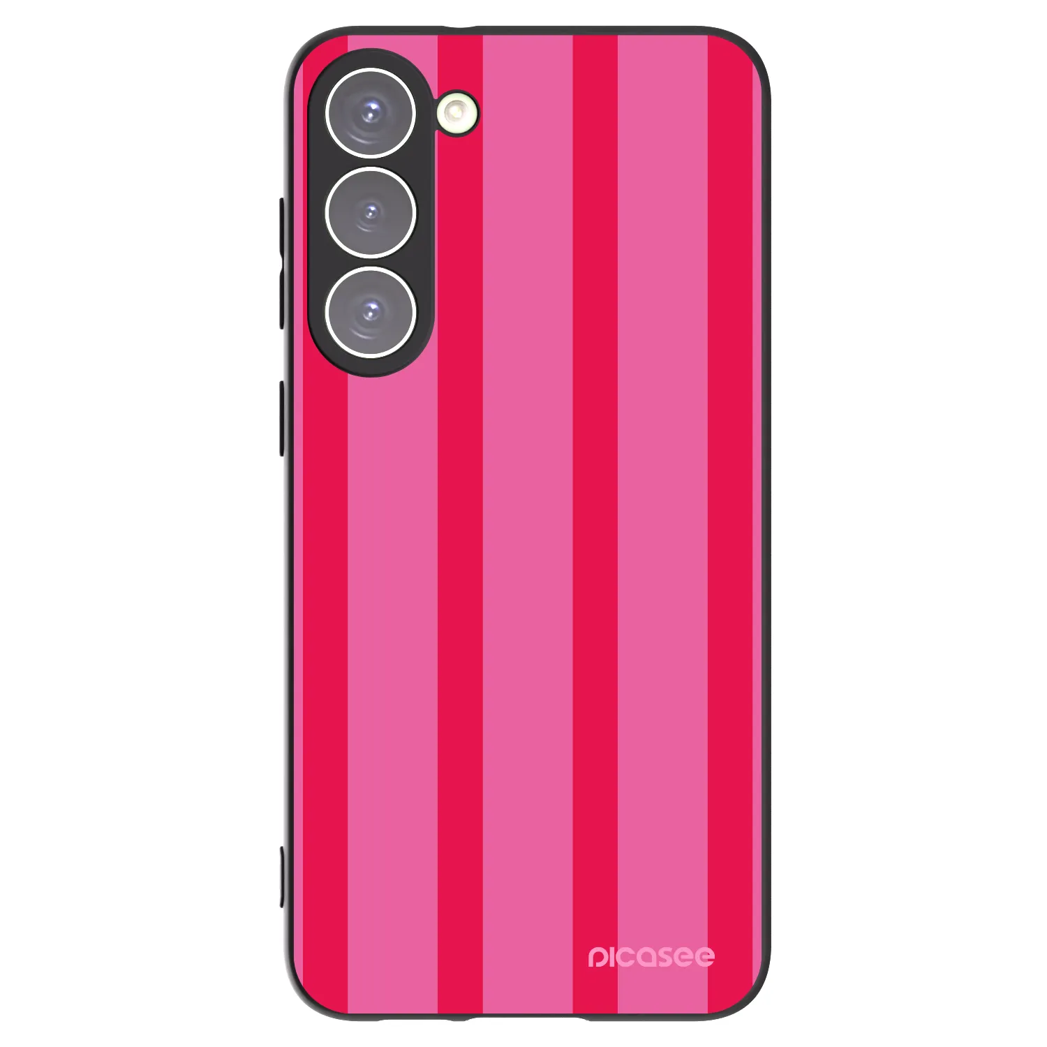 Picasee silikonowe czarne etui na Samsung Galaxy S23+ 5G - Hot tropic