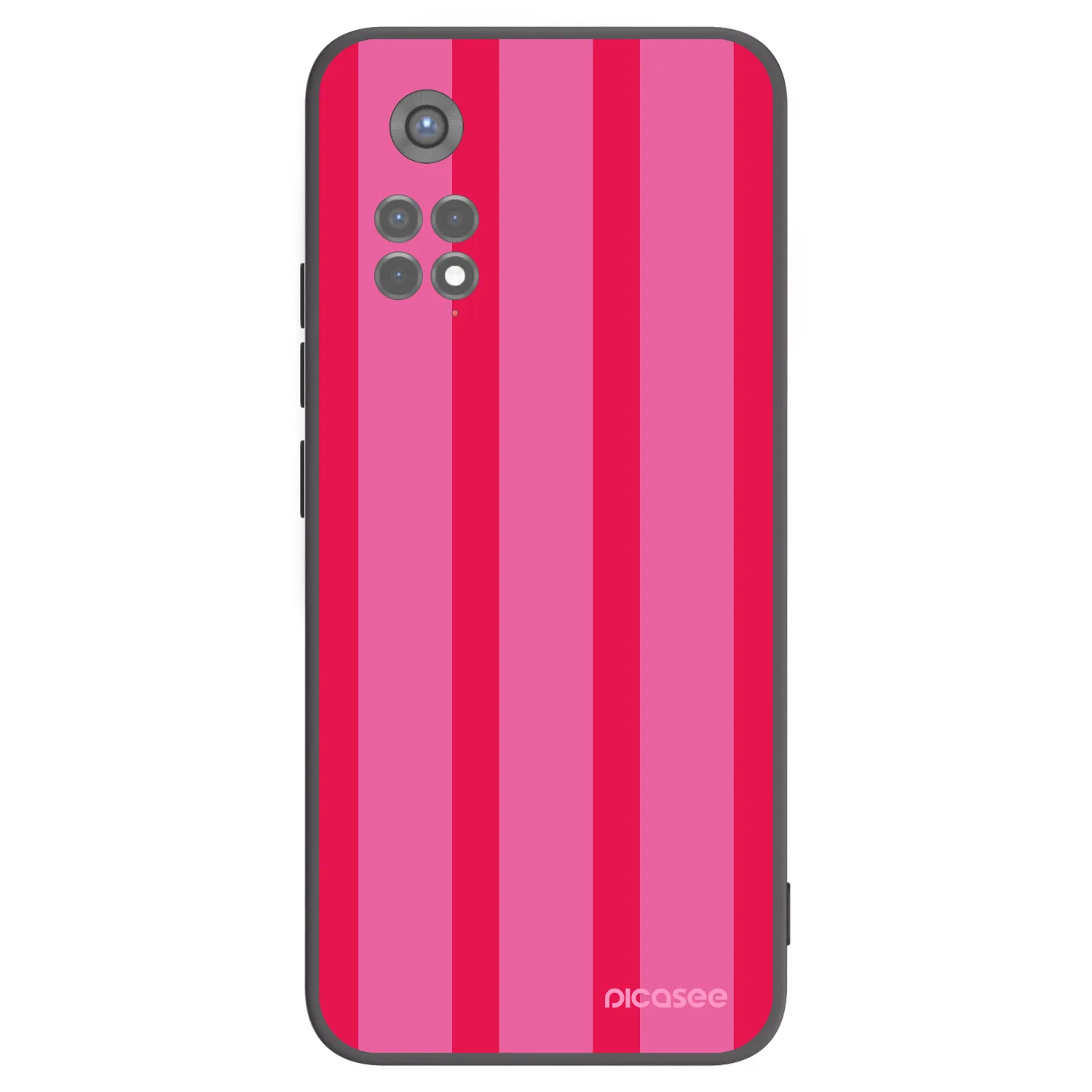 Picasee silikonowe czarne etui na Xiaomi Redmi Note 11S 5G - Hot tropic