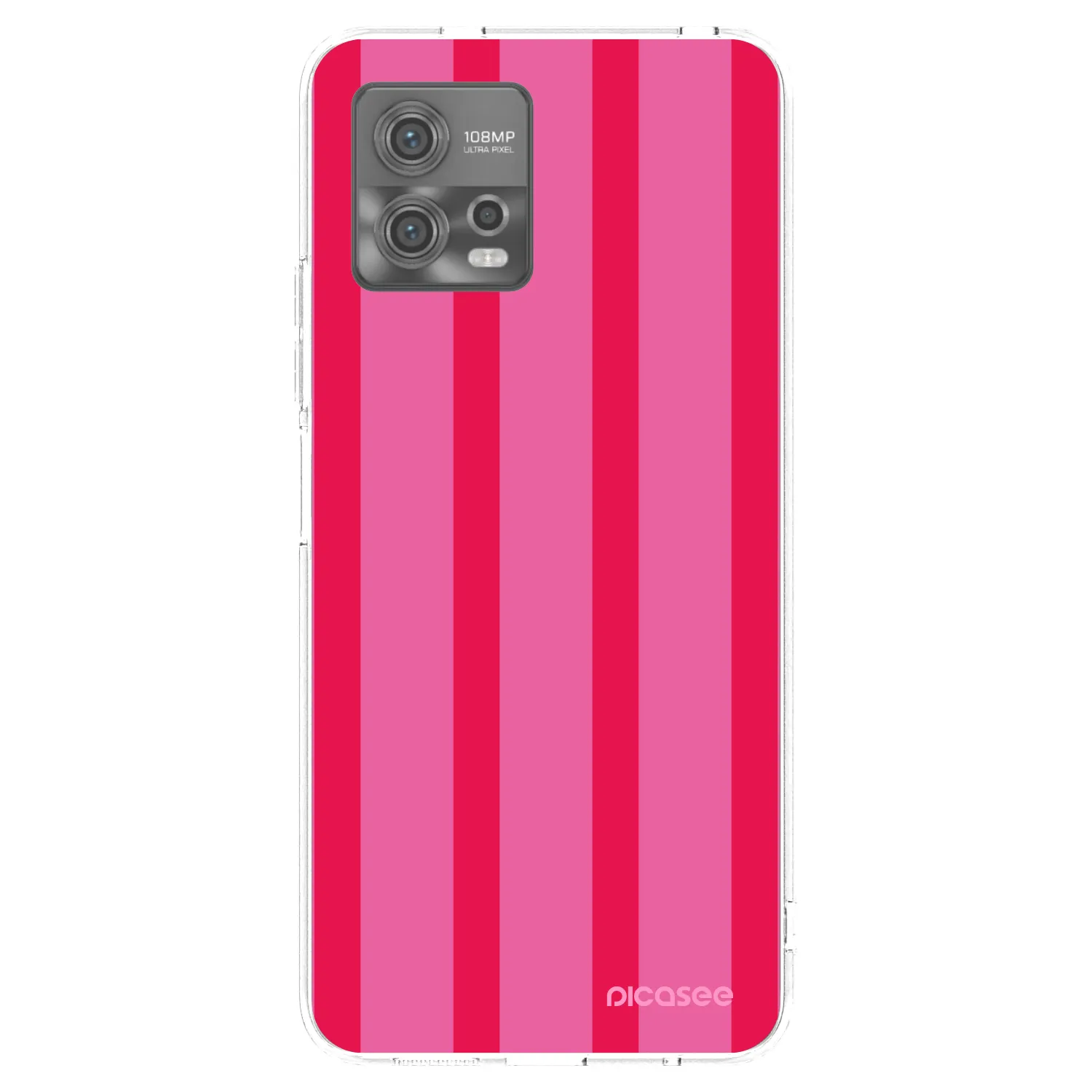 Picasee silikonowe przeźroczyste etui na Motorola Moto G72 - Hot tropic