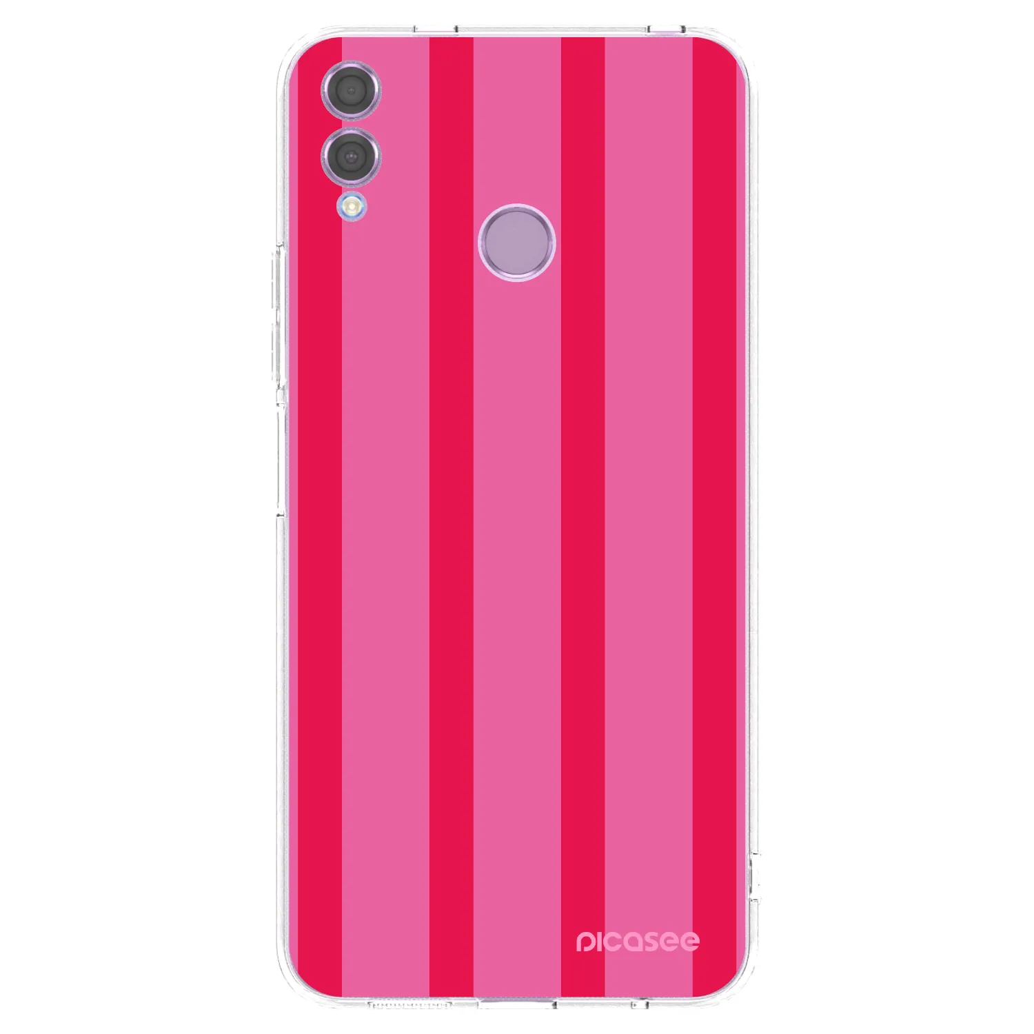Picasee silikonowe przeźroczyste etui na Honor 8X - Hot tropic