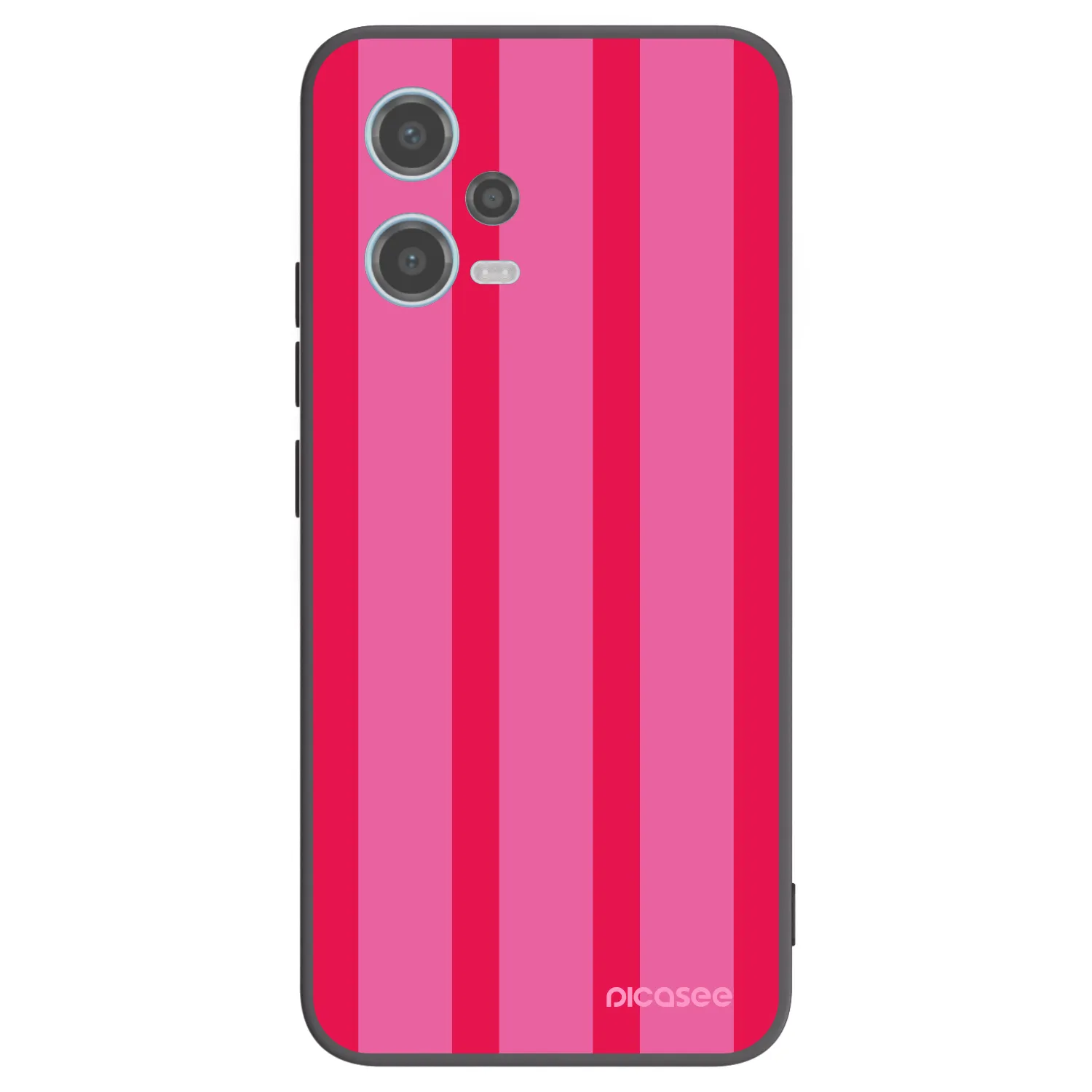 Picasee silikonowe czarne etui na Xiaomi Redmi Note 12 5G - Hot tropic