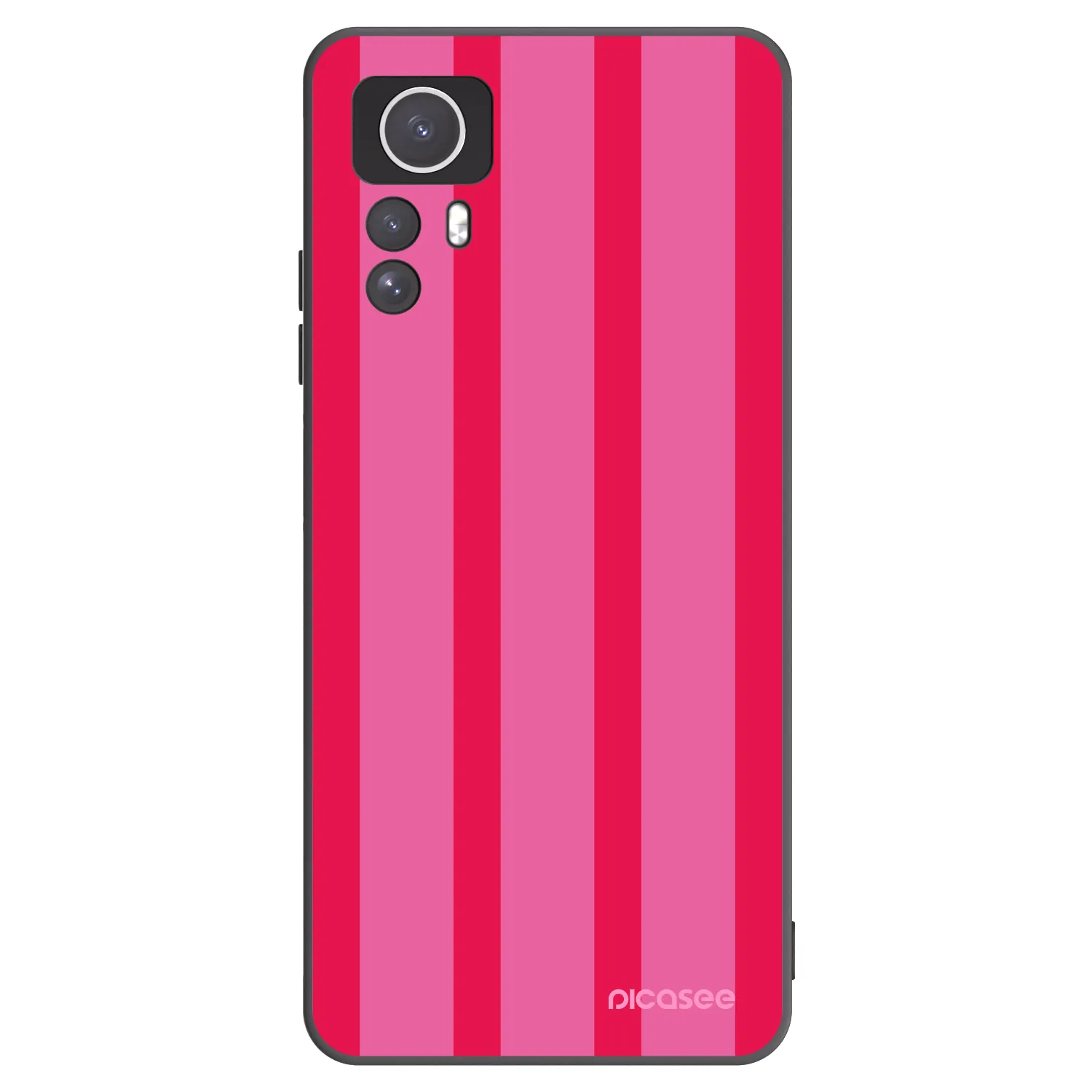 Picasee silikonowe czarne etui na Xiaomi Redmi Note 12S - Hot tropic