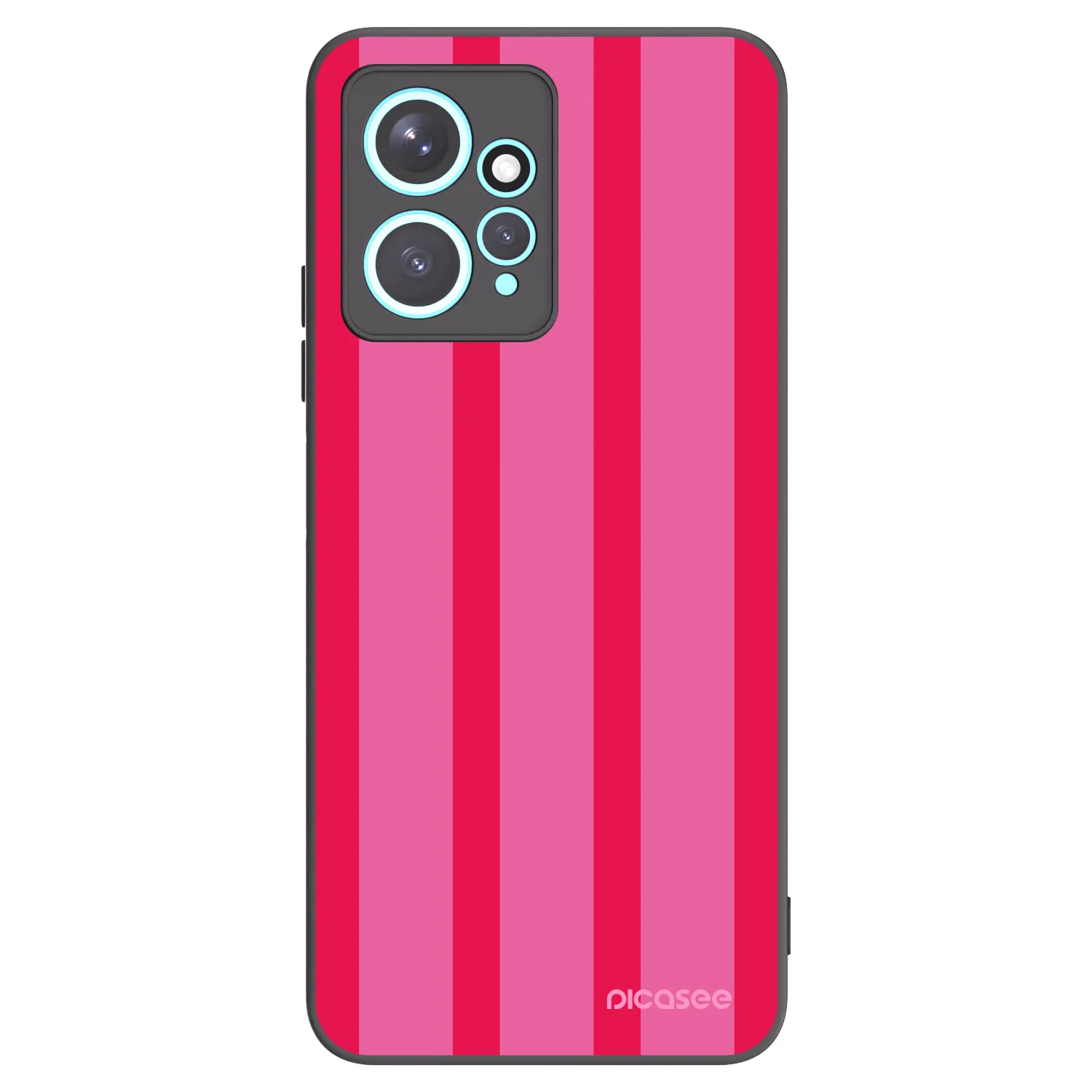 Picasee silikonowe czarne etui na Xiaomi Redmi Note 12 4G - Hot tropic